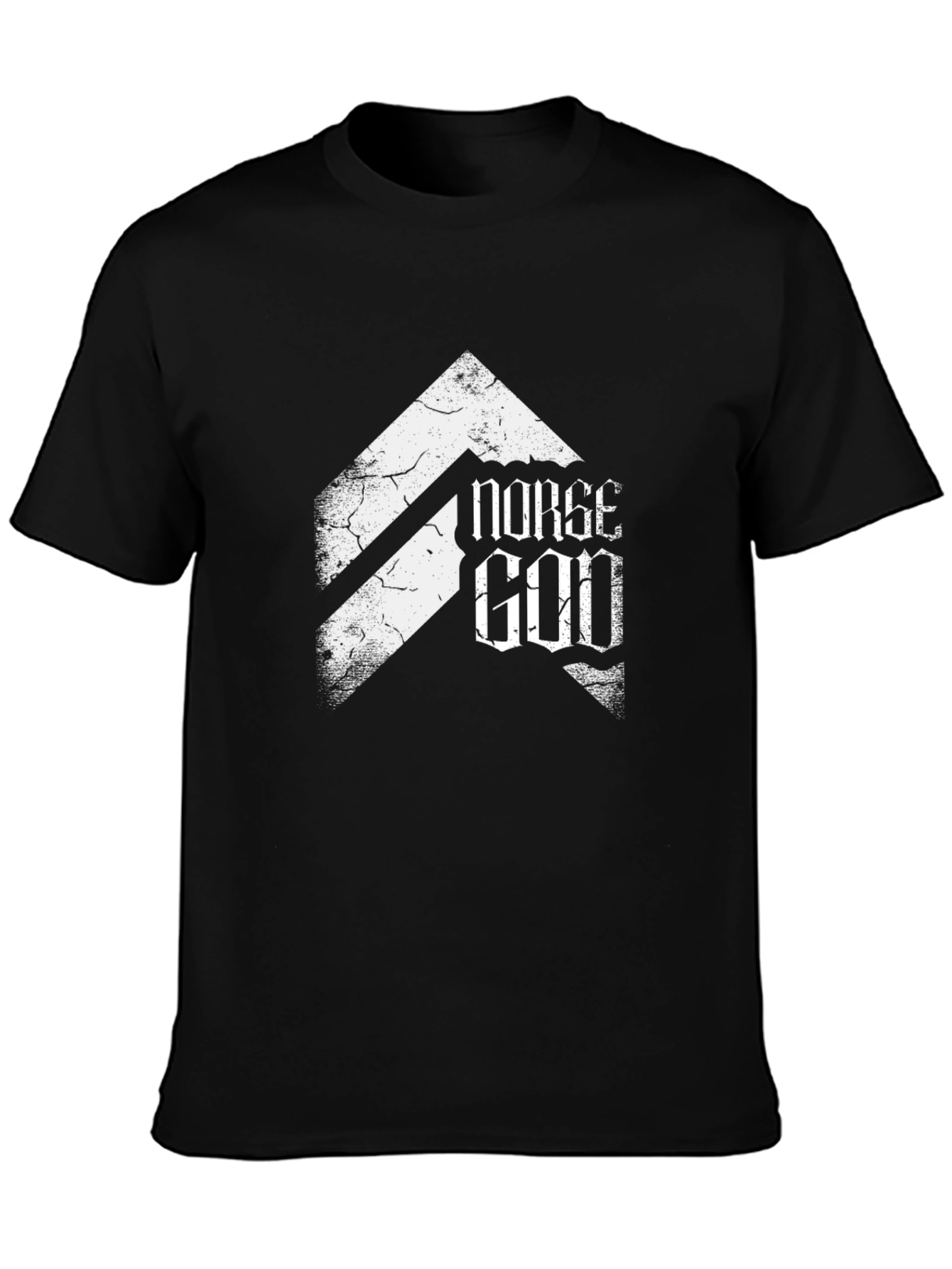 Norse God Graphic Black T-Shirt