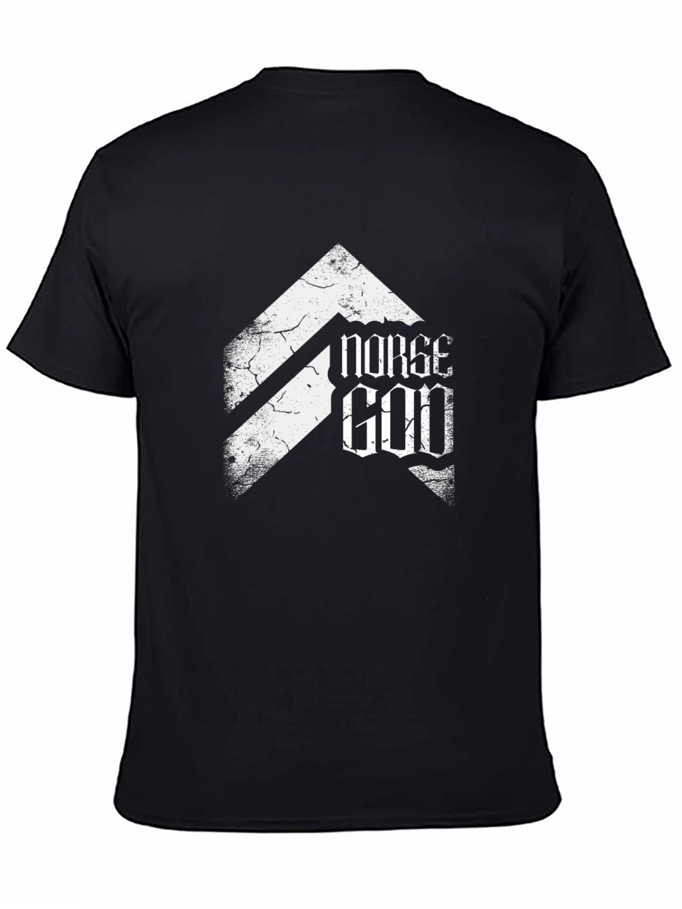 Norse God Graphic Black T-Shirt
