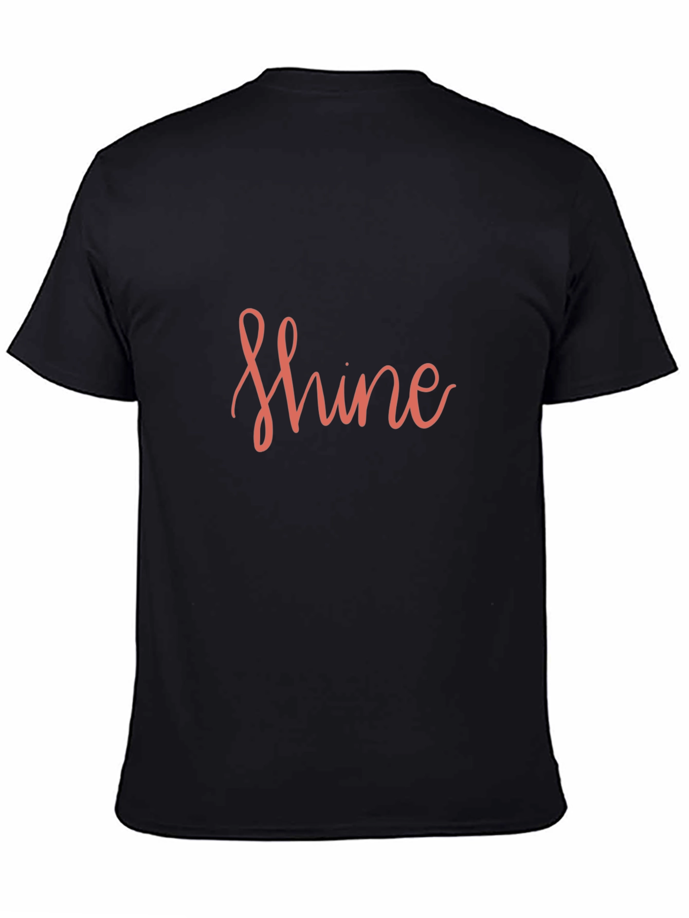 Shine Graphic Tee - Stylish Black T-Shirt