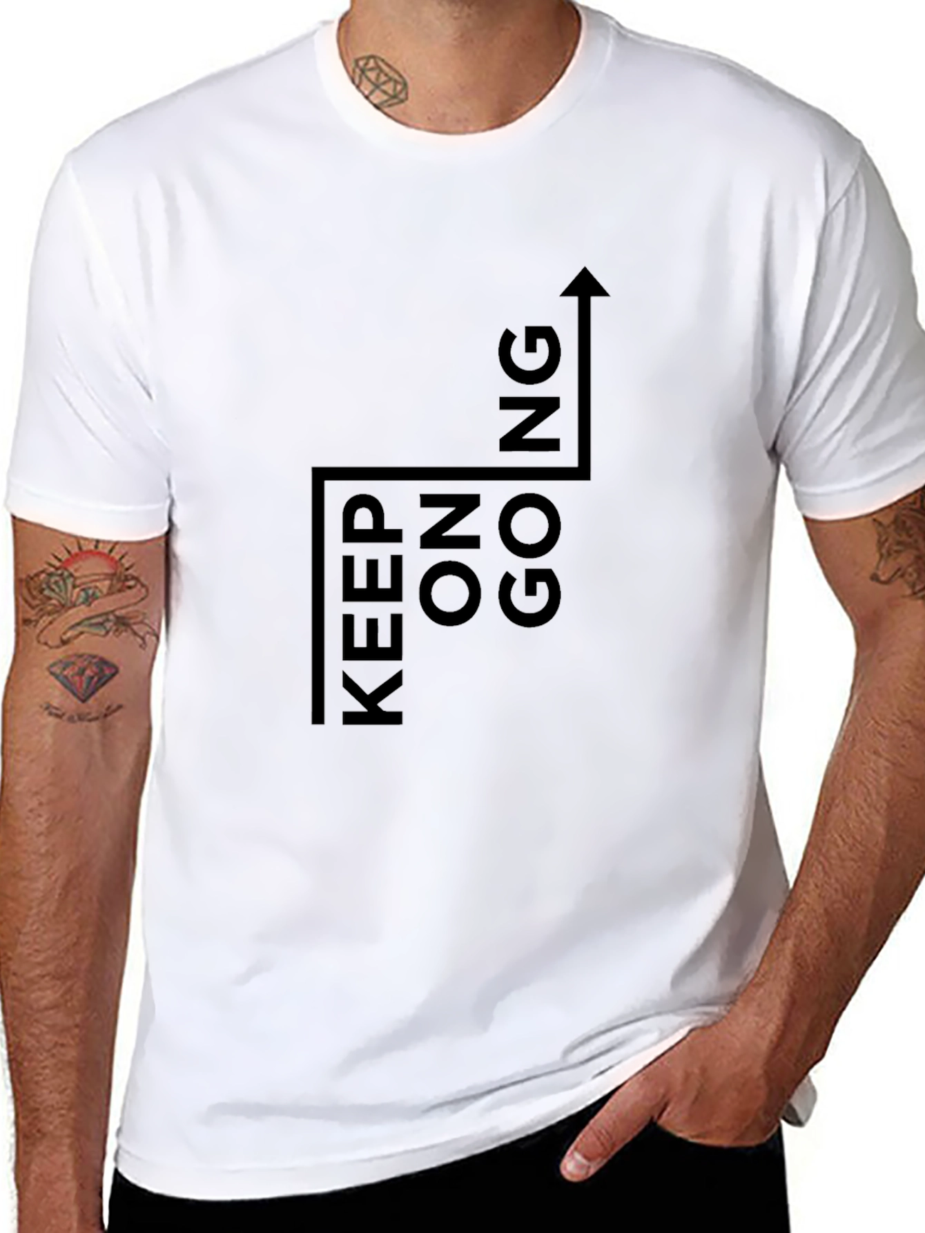 Keep On Going Graphic Tee