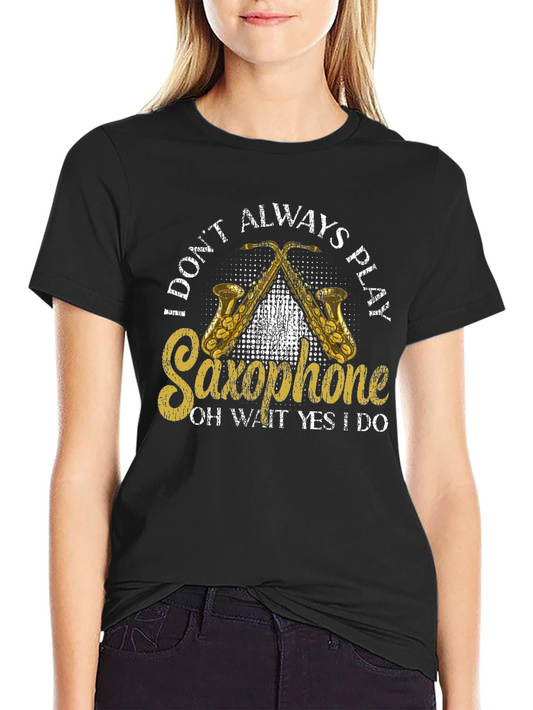 Saxophone Player Graphic T-Shirt - Music Lover Tee