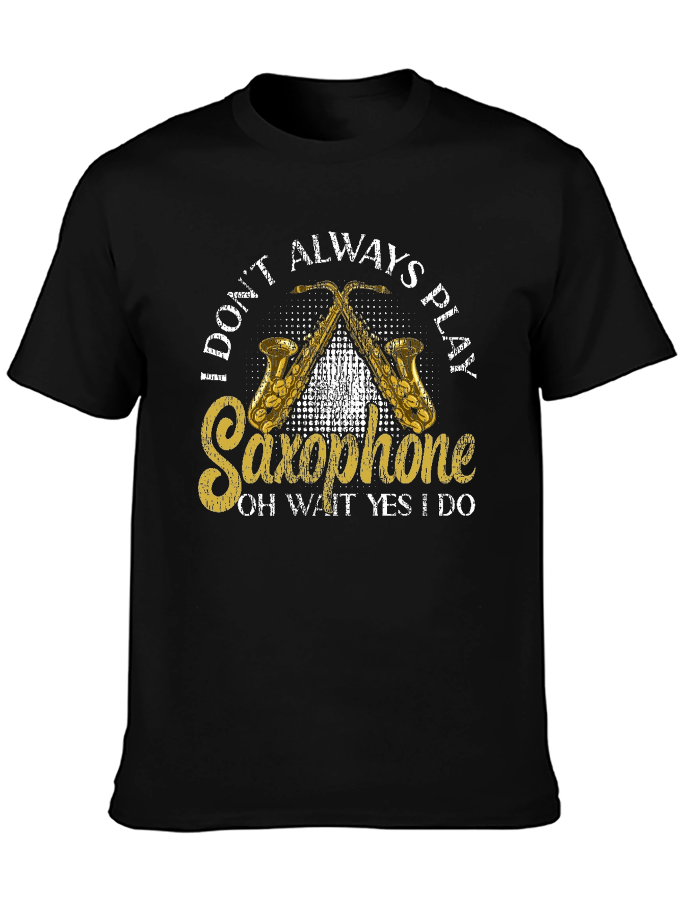 Saxophone Player Graphic T-Shirt - Music Lover Tee