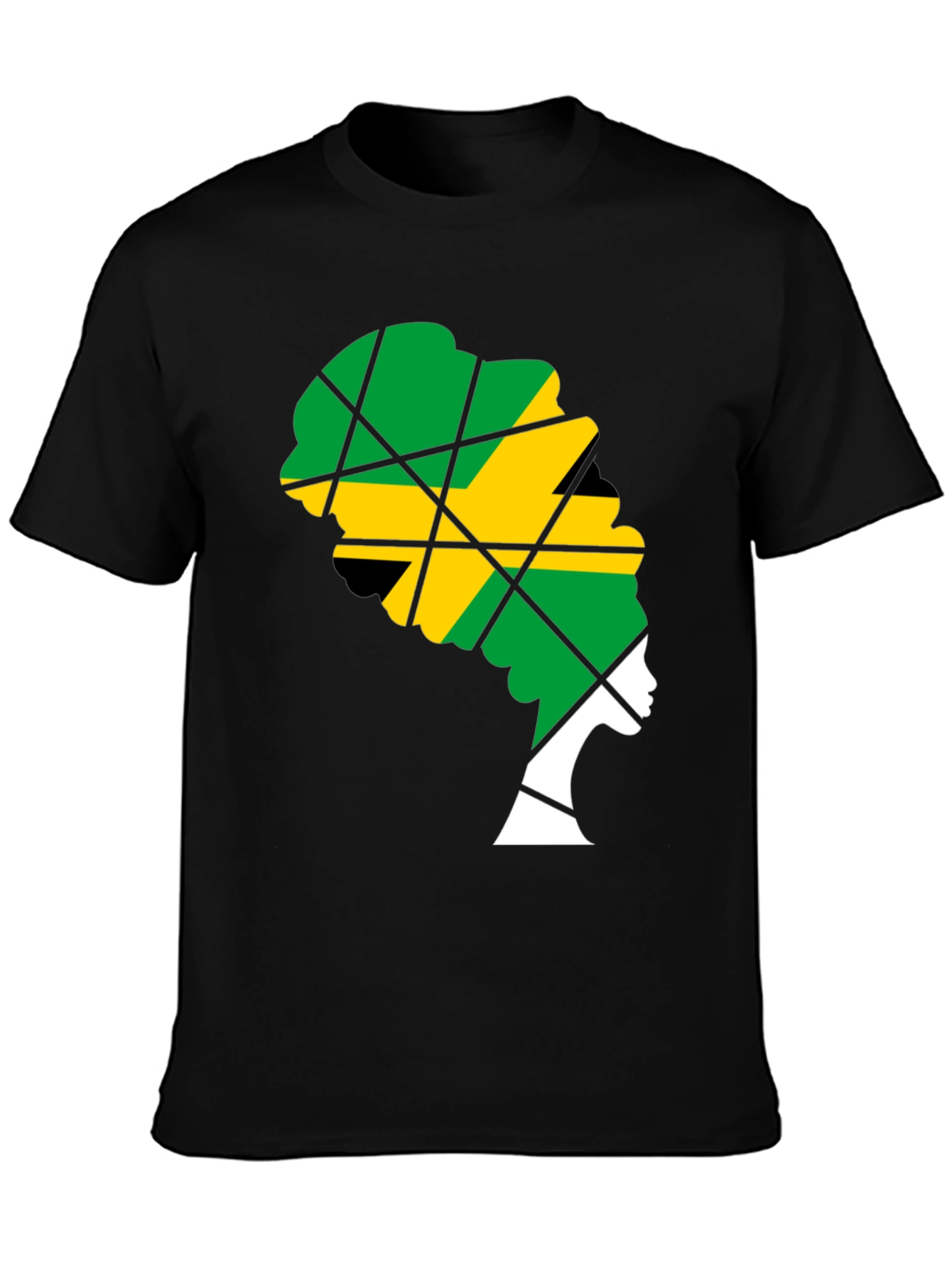 Jamaican Flag Woman T-Shirt
