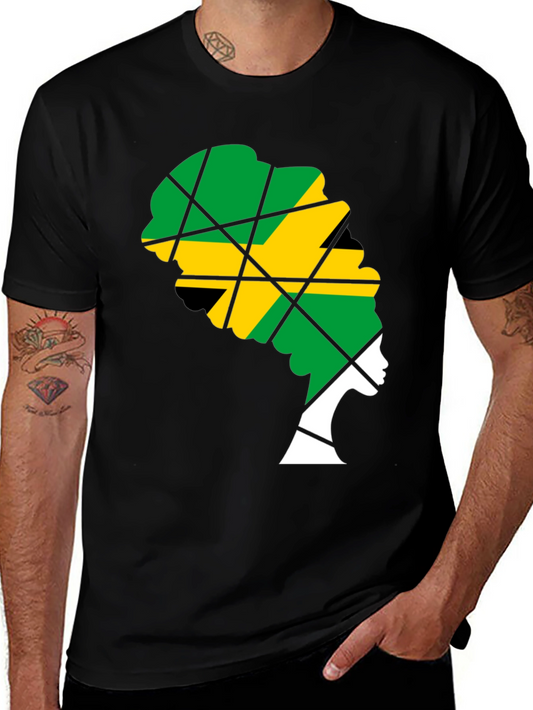 Jamaican Flag Woman T-Shirt