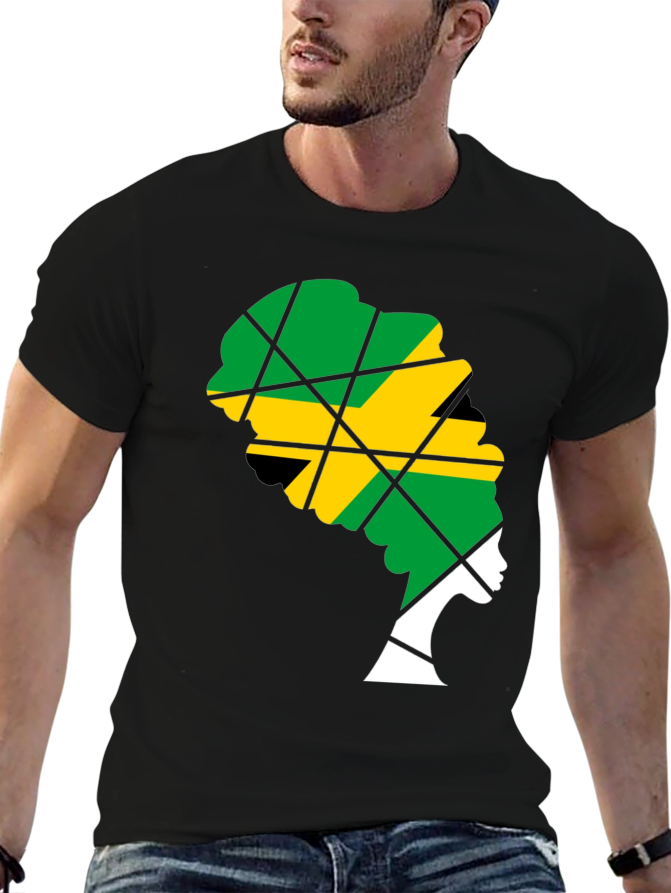 Jamaican Flag Woman T-Shirt