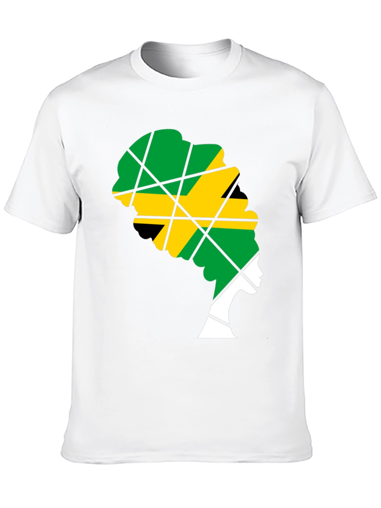 Jamaican Flag Woman T-Shirt
