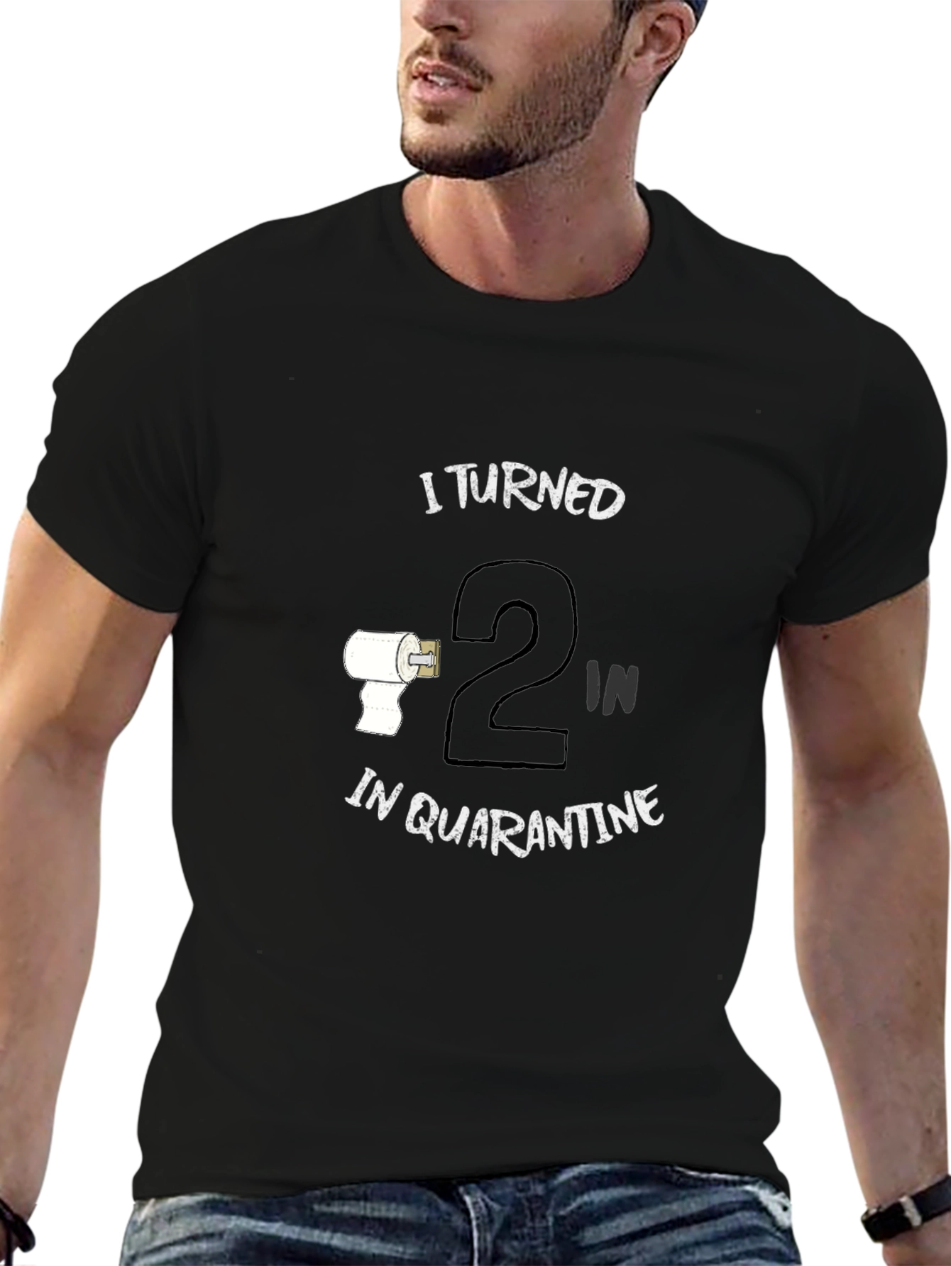 I Turned 2 In Quarantine Novelty T-Shirt