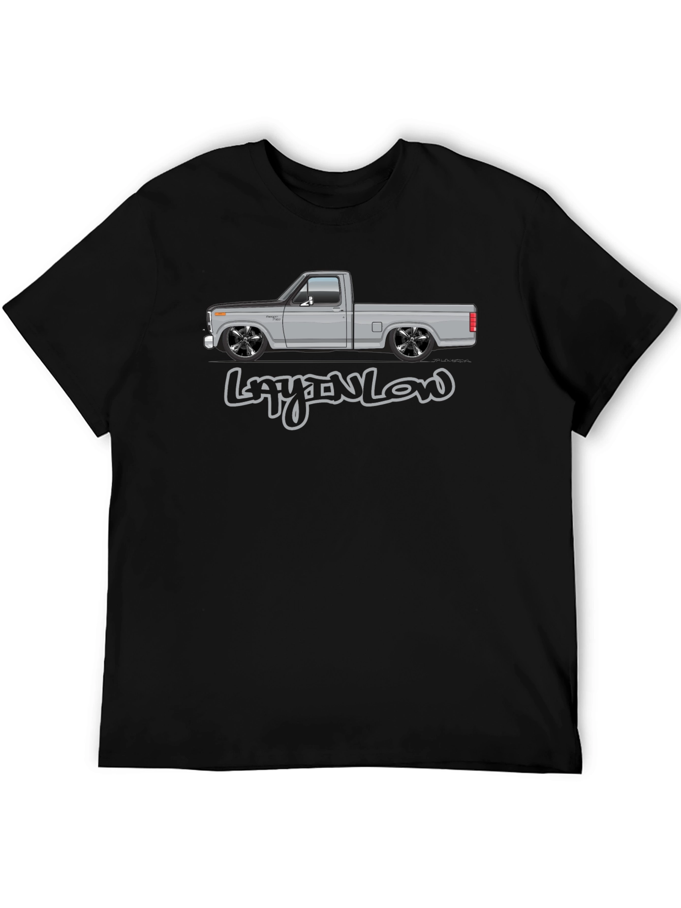 LaynLow Truck Graphic Tee - Black