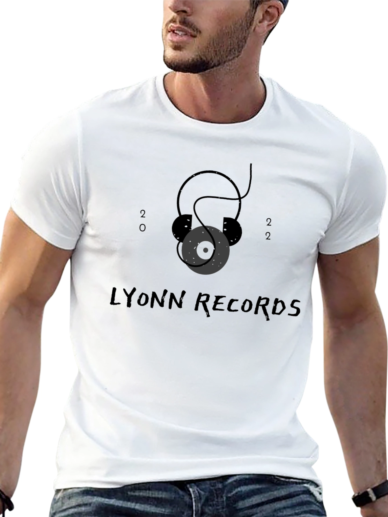 Lyonn Records Black Graphic Tee