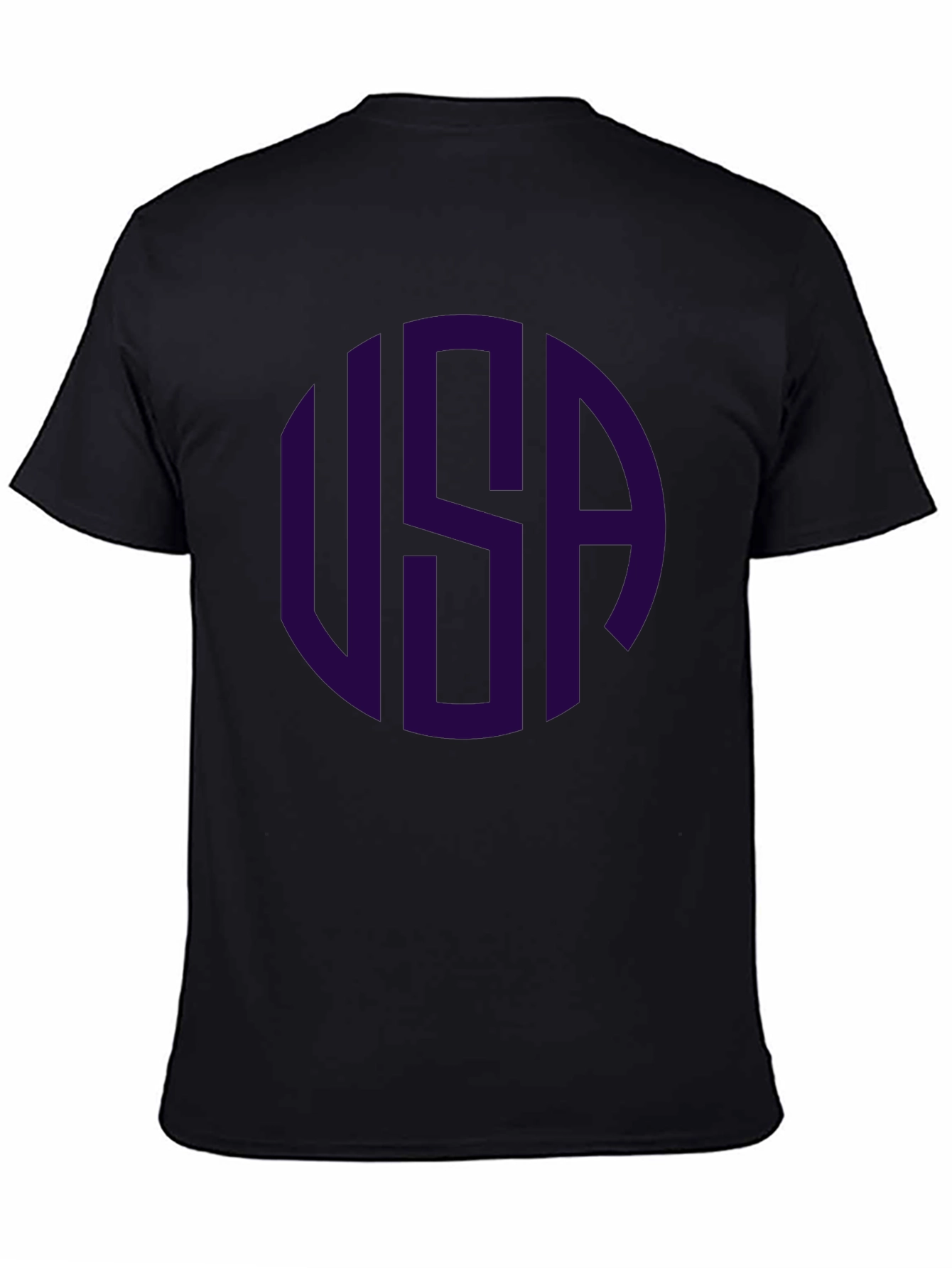 USA Circle Graphic T-Shirt - Stylish Patriotic Tee