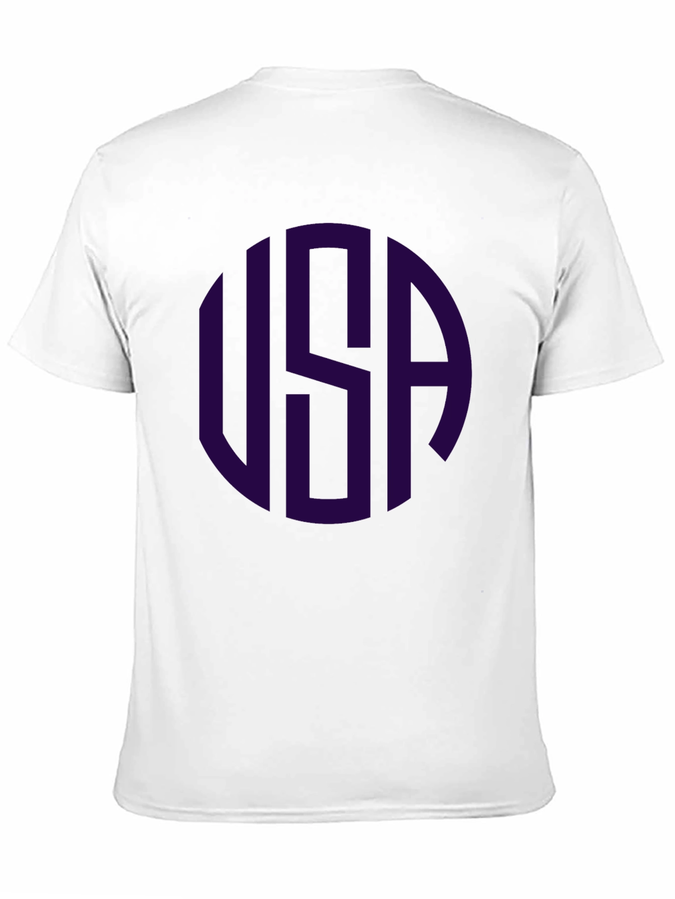 USA Circle Graphic T-Shirt - Stylish Patriotic Tee