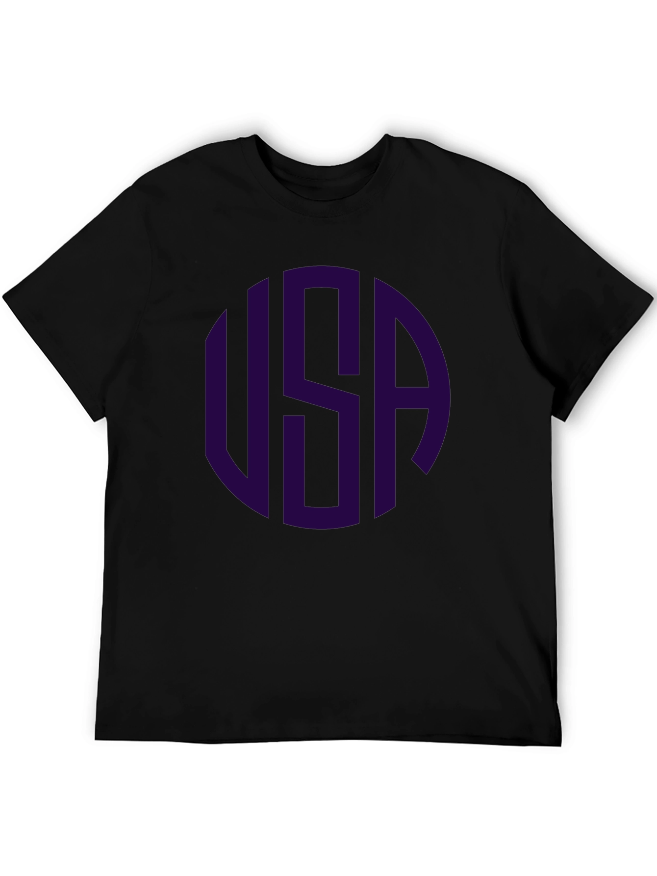 USA Circle Graphic T-Shirt - Stylish Patriotic Tee