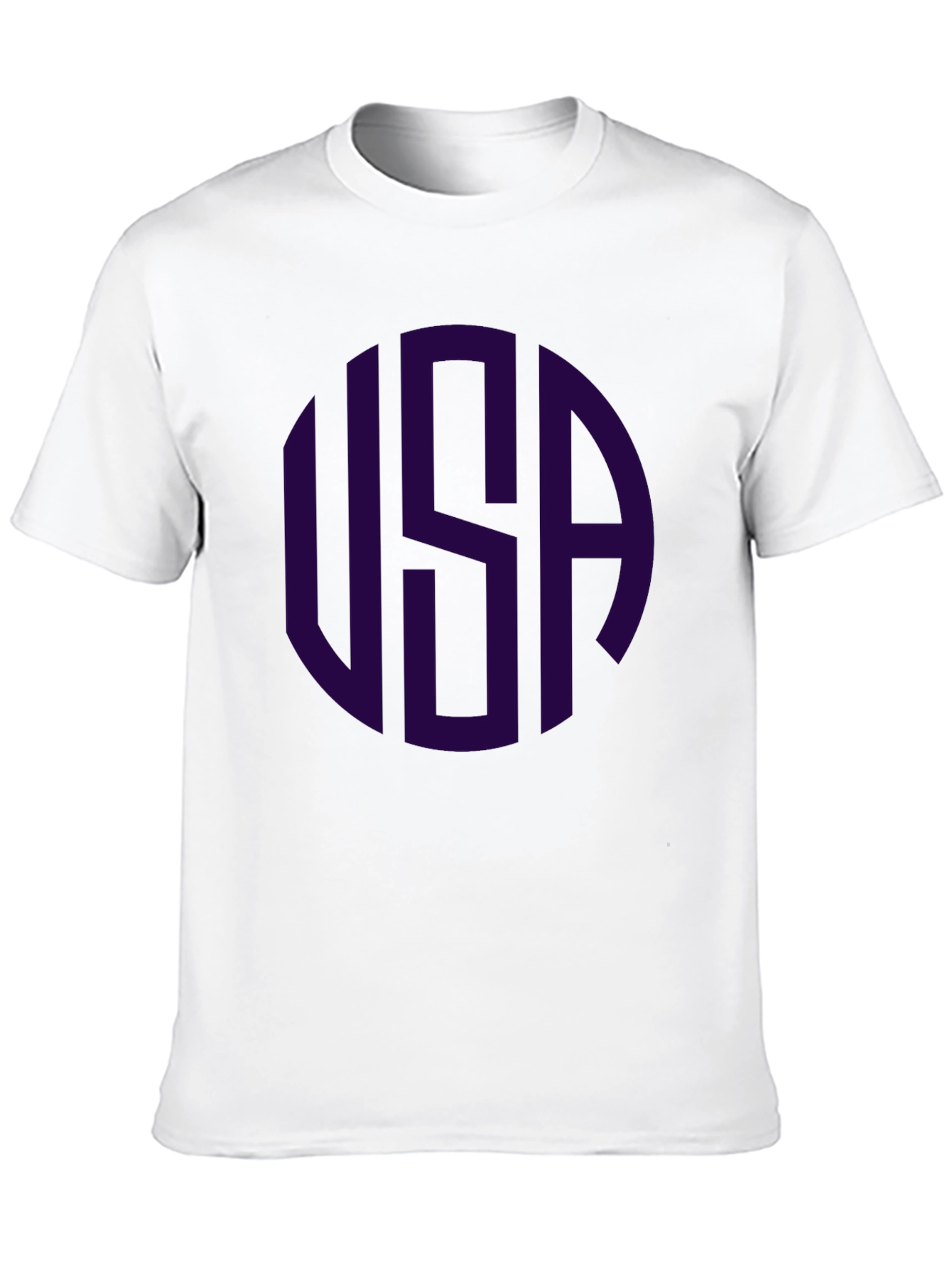USA Circle Graphic T-Shirt - Stylish Patriotic Tee