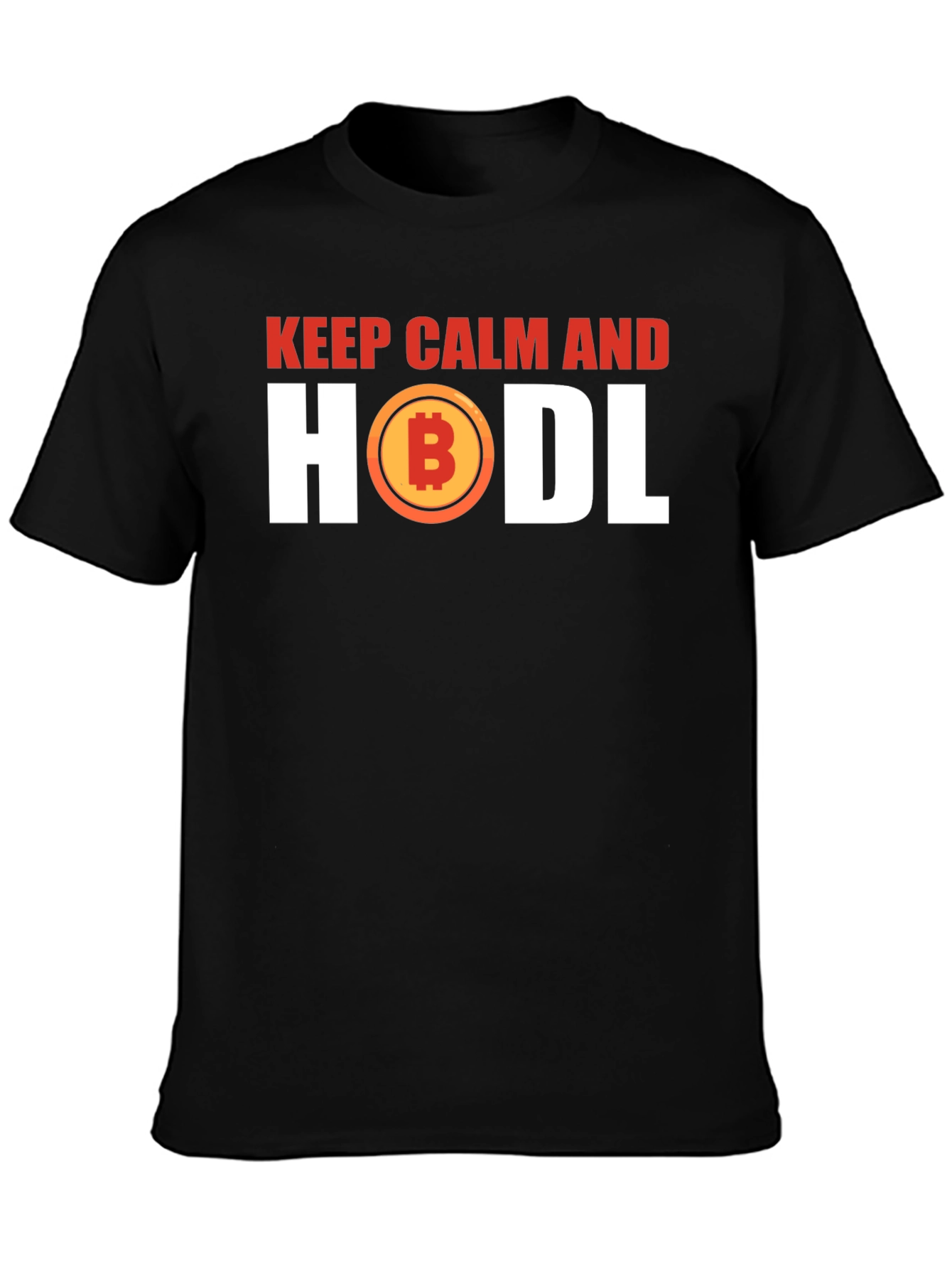 Keep Calm and HODL Bitcoin Graphic T-Shirt