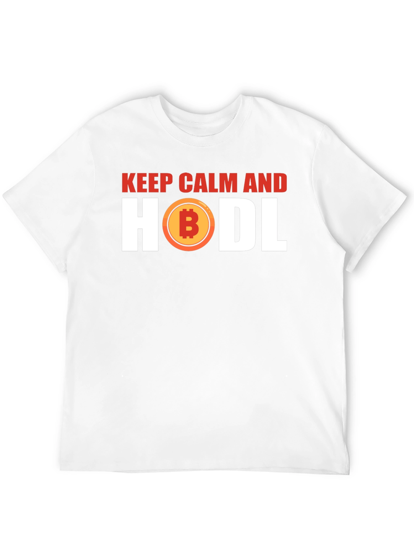 Keep Calm and HODL Bitcoin Graphic T-Shirt