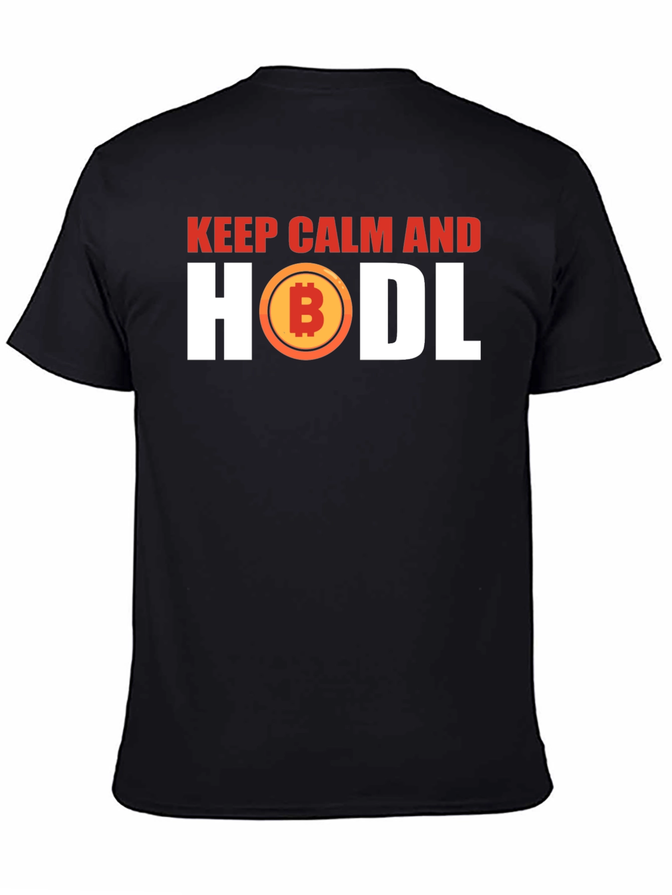 Keep Calm and HODL Bitcoin Graphic T-Shirt
