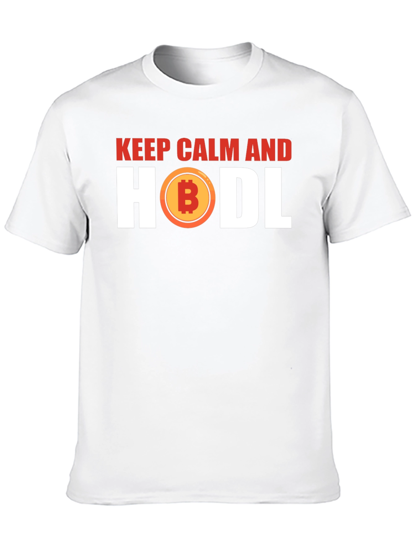 Keep Calm and HODL Bitcoin Graphic T-Shirt