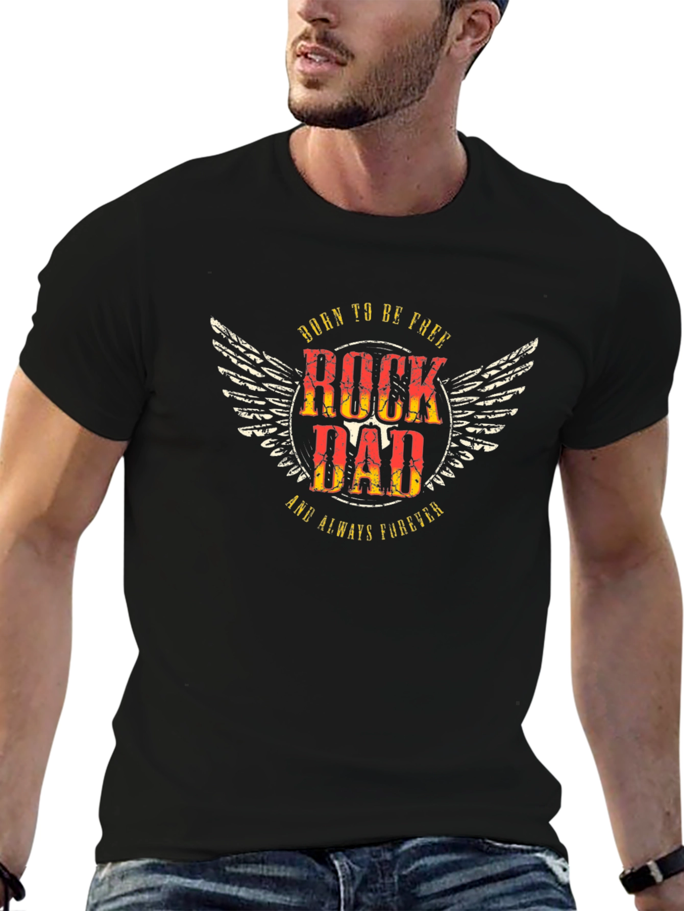Born to Rock Dad T-Shirt