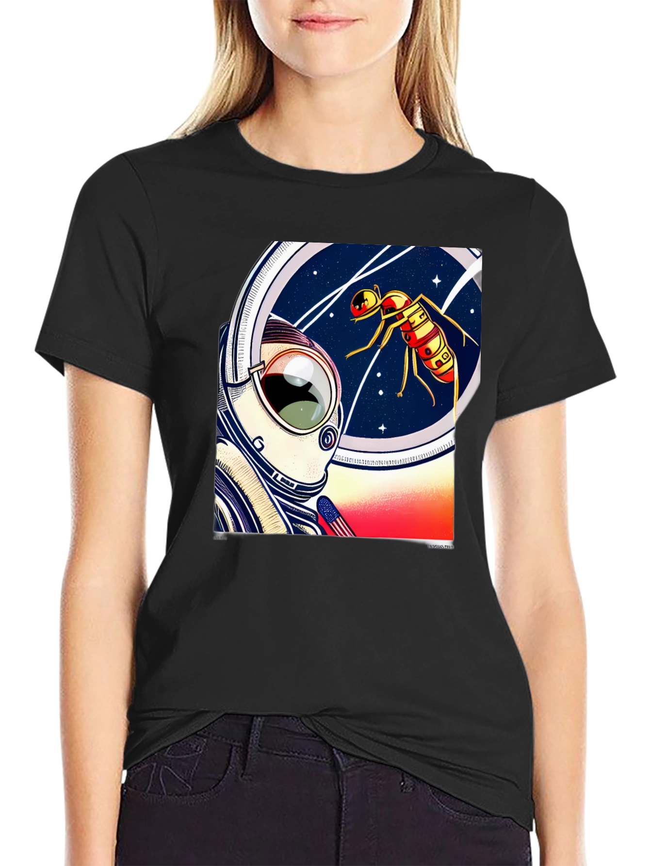 Astronaut & Space Ant Graphic Tee