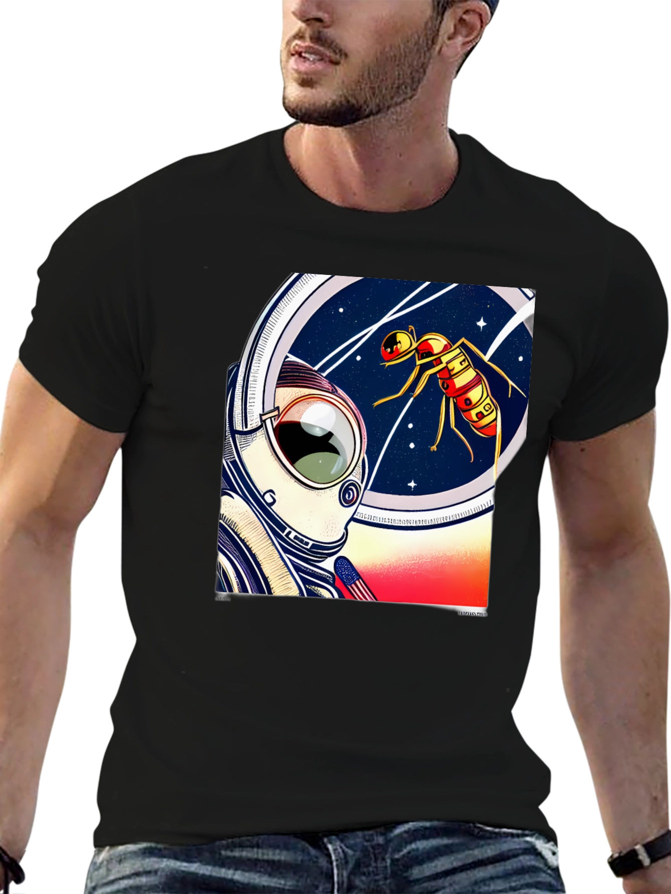 Astronaut & Space Ant Graphic Tee