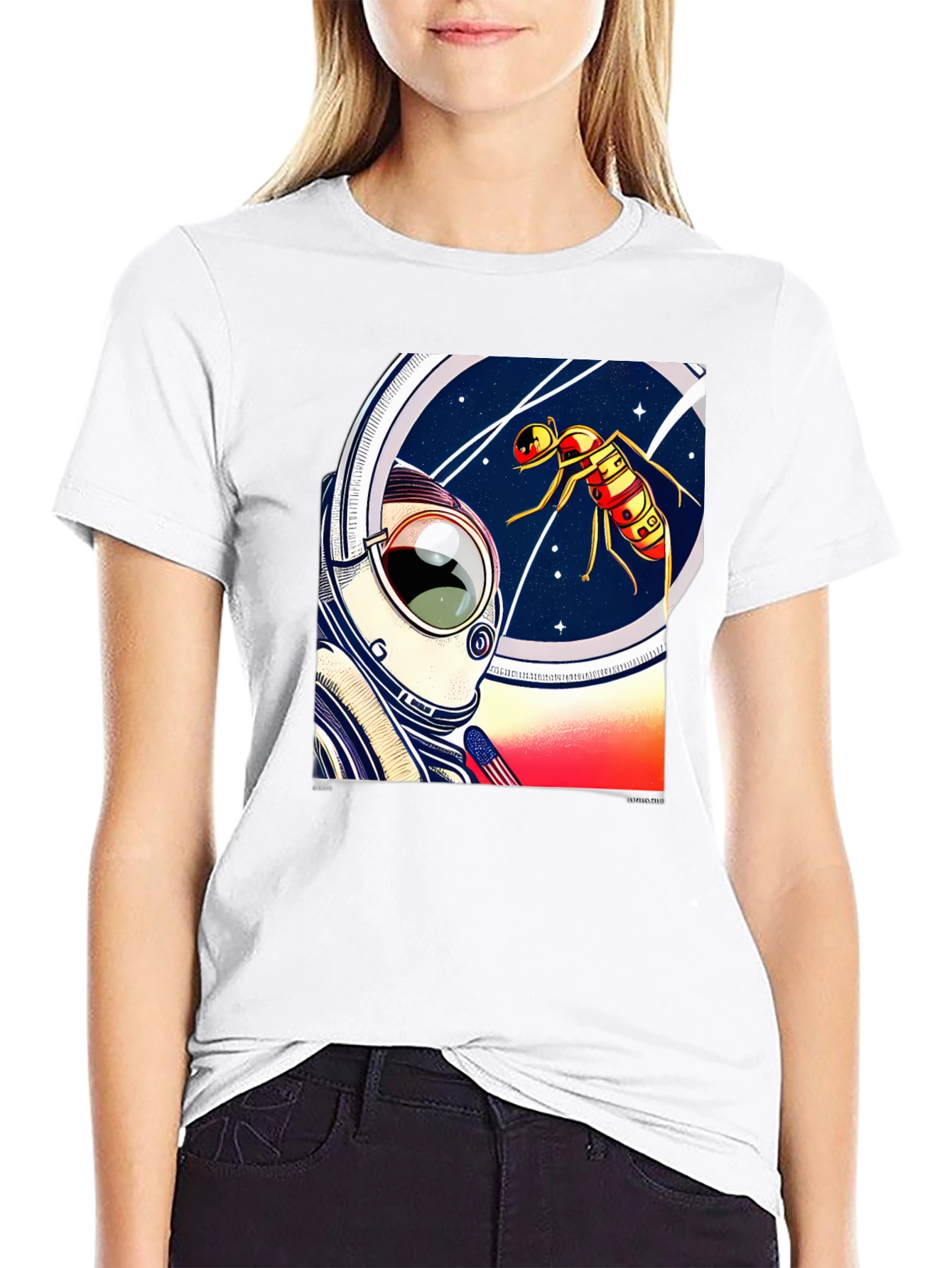 Astronaut & Space Ant Graphic Tee