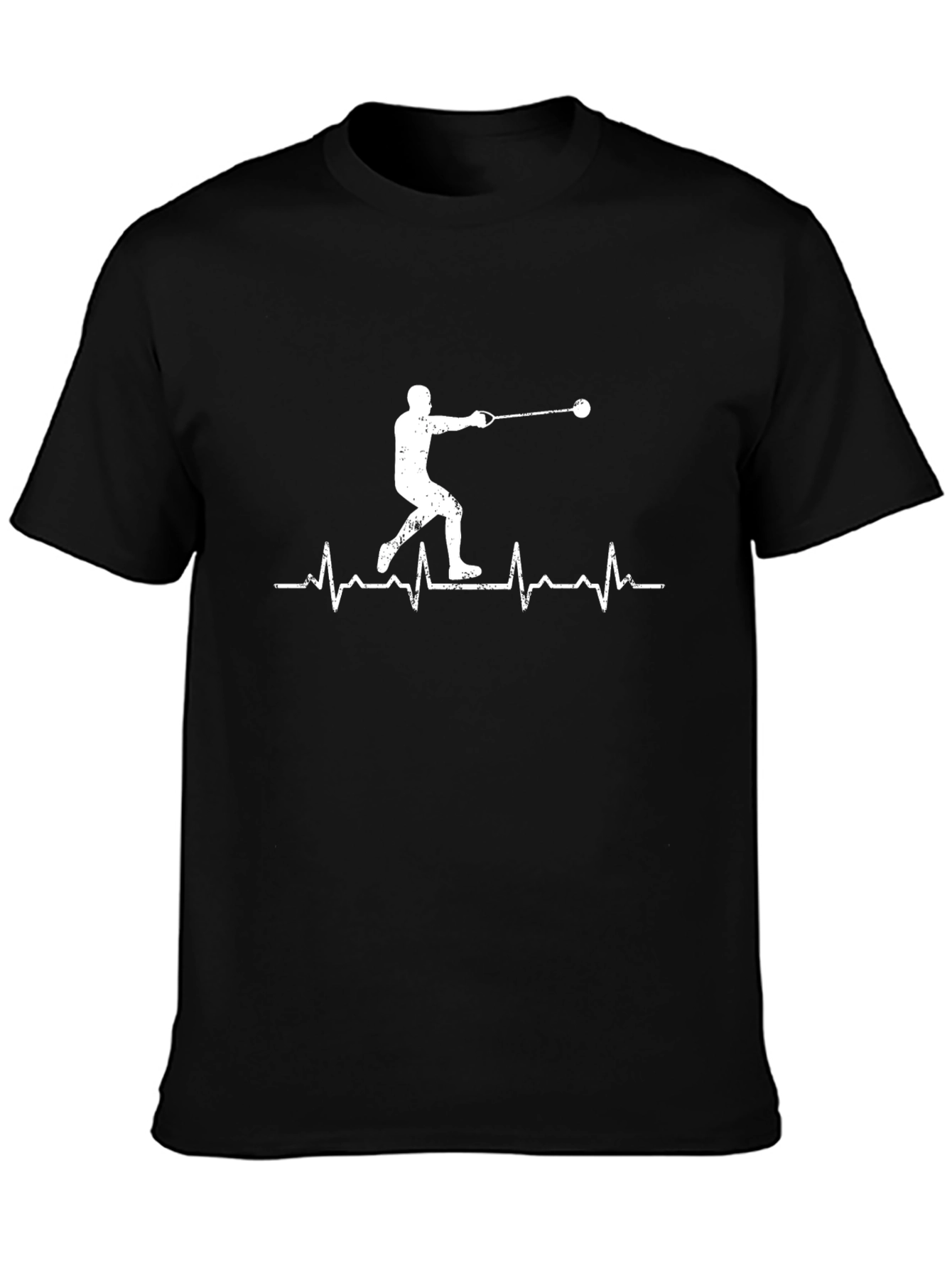 Hammer Throw Heartbeat T-Shirt - Track & Field Tee