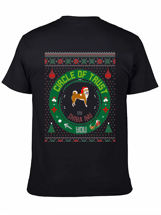 Shiba Inu Christmas T-Shirt - Circle of Trust Holiday Tee