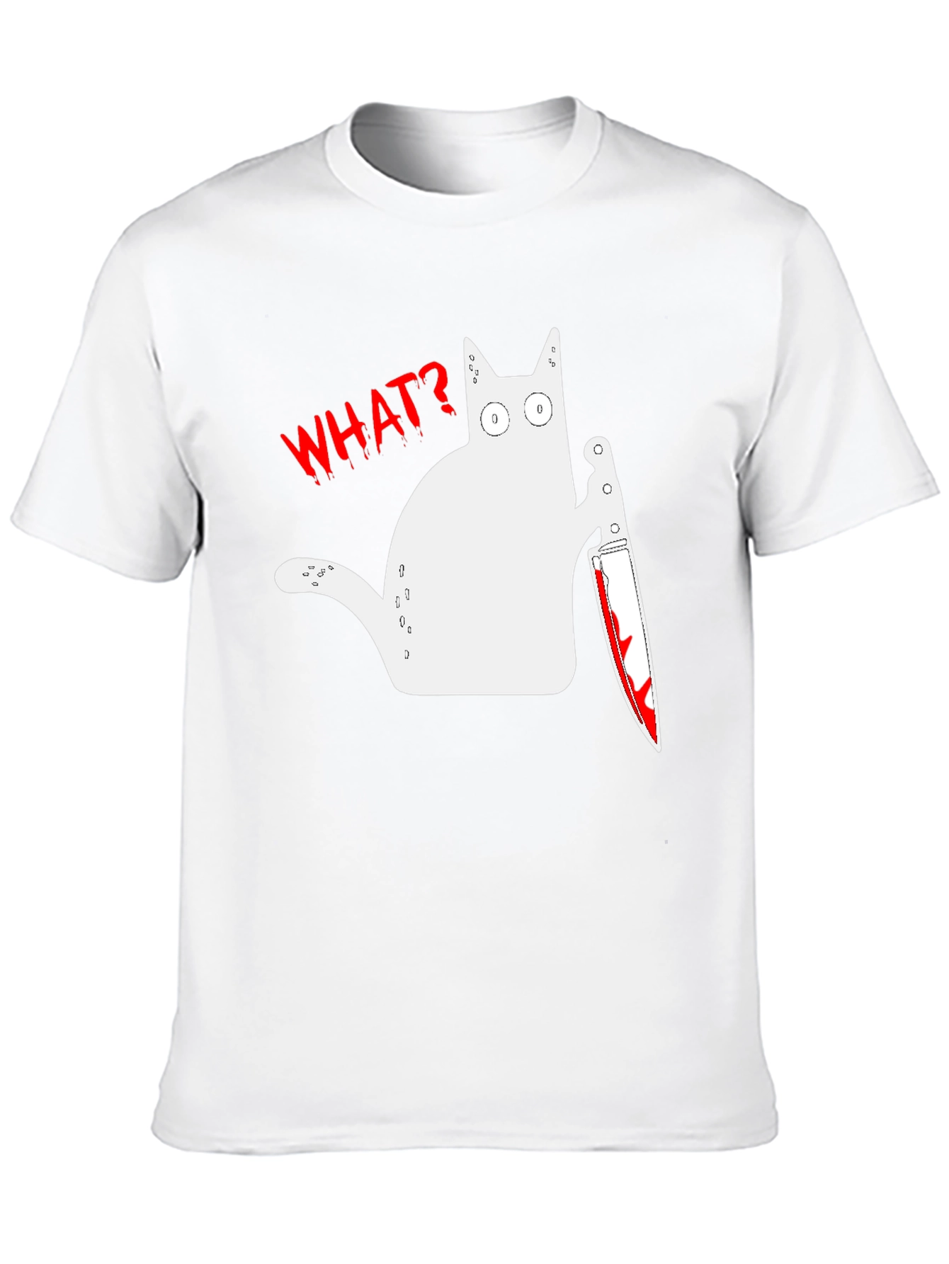 Killer Cat T-Shirt - Funny Graphic Tee