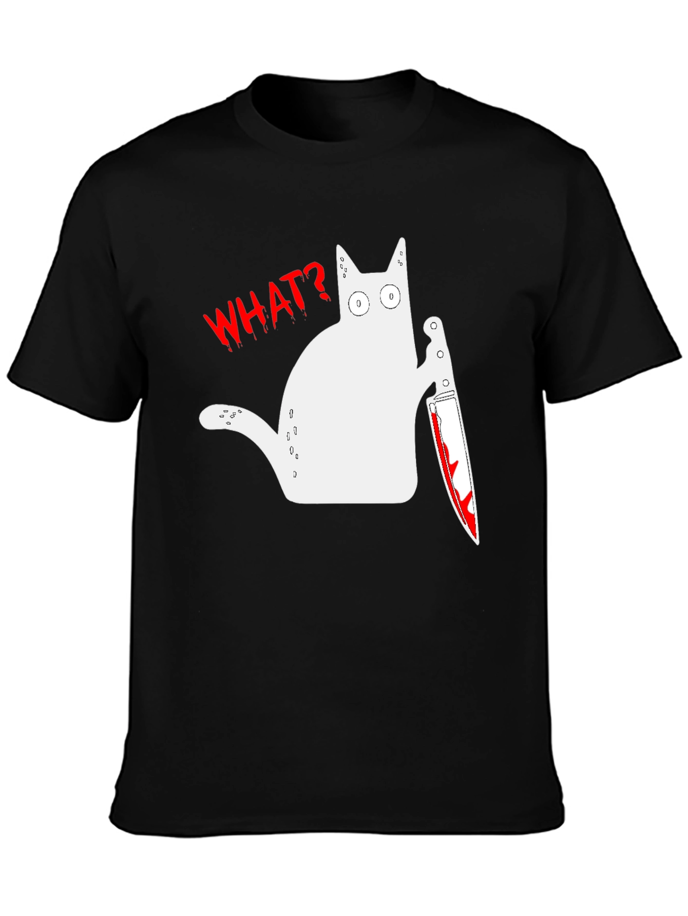 Killer Cat T-Shirt - Funny Graphic Tee