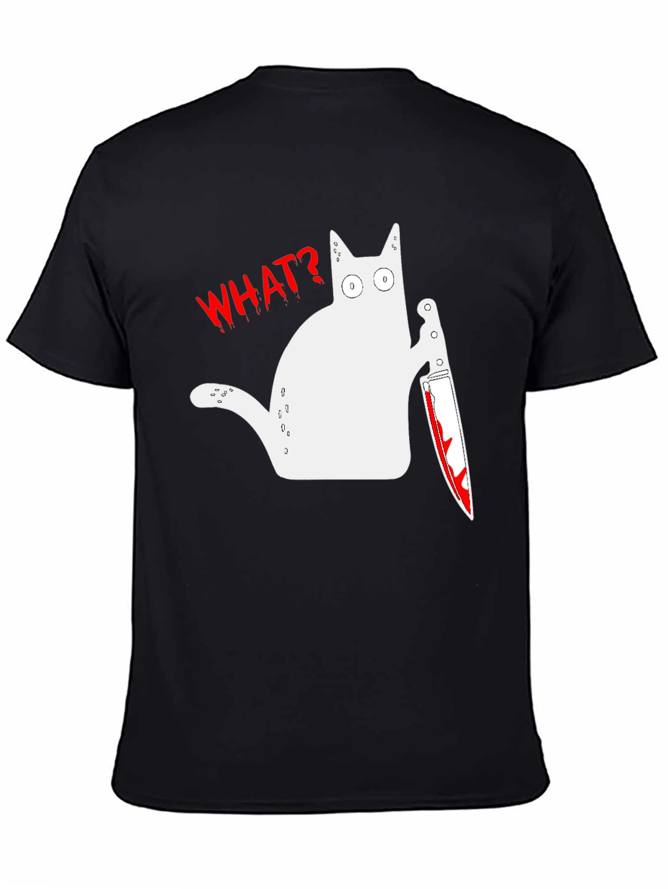 Killer Cat T-Shirt - Funny Graphic Tee