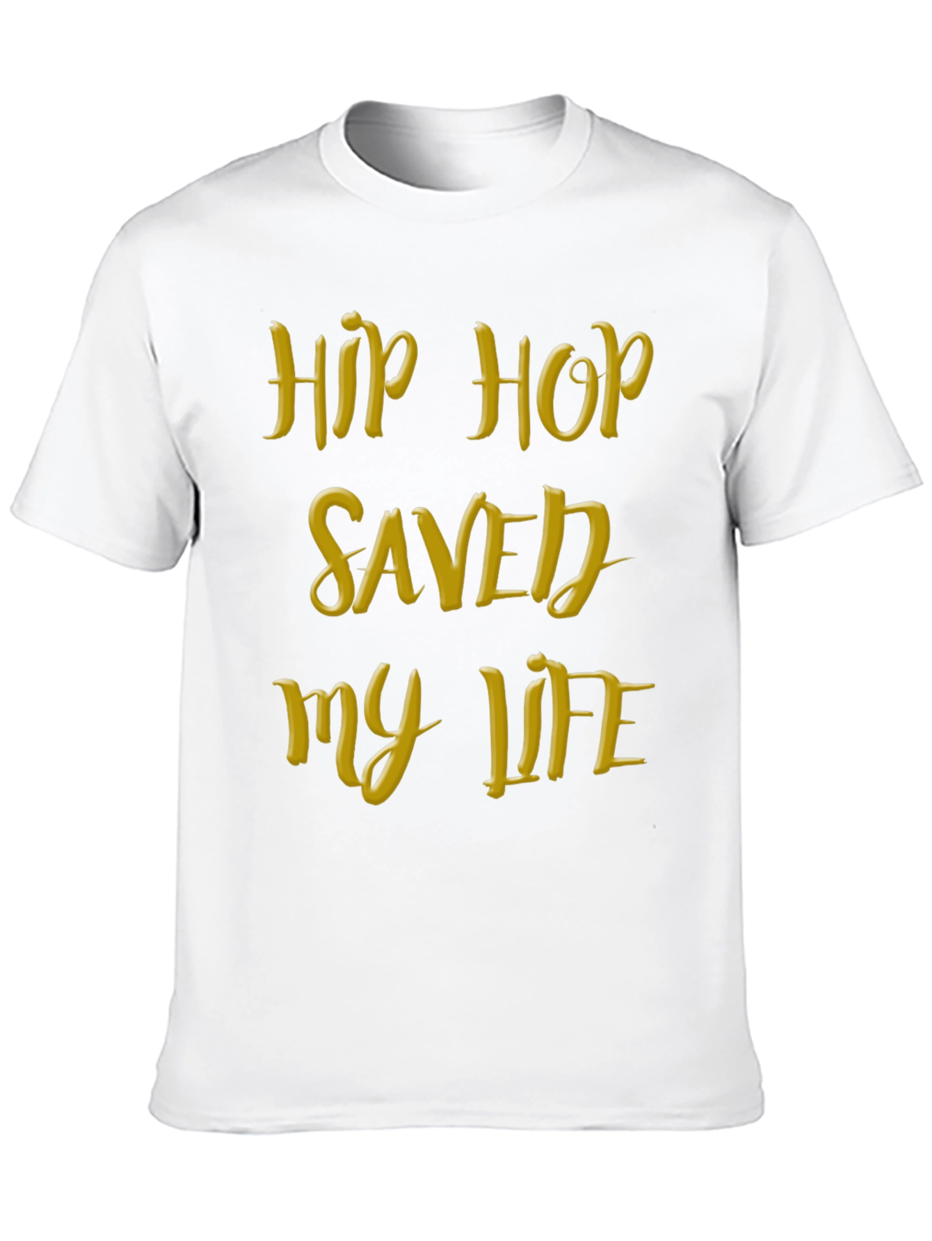 Hip Hop Saved My Life Black T-Shirt