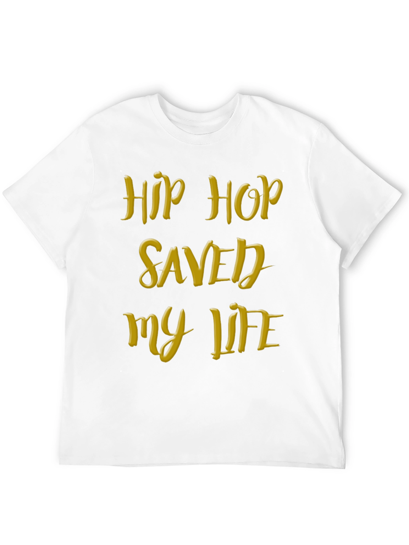 Hip Hop Saved My Life Black T-Shirt