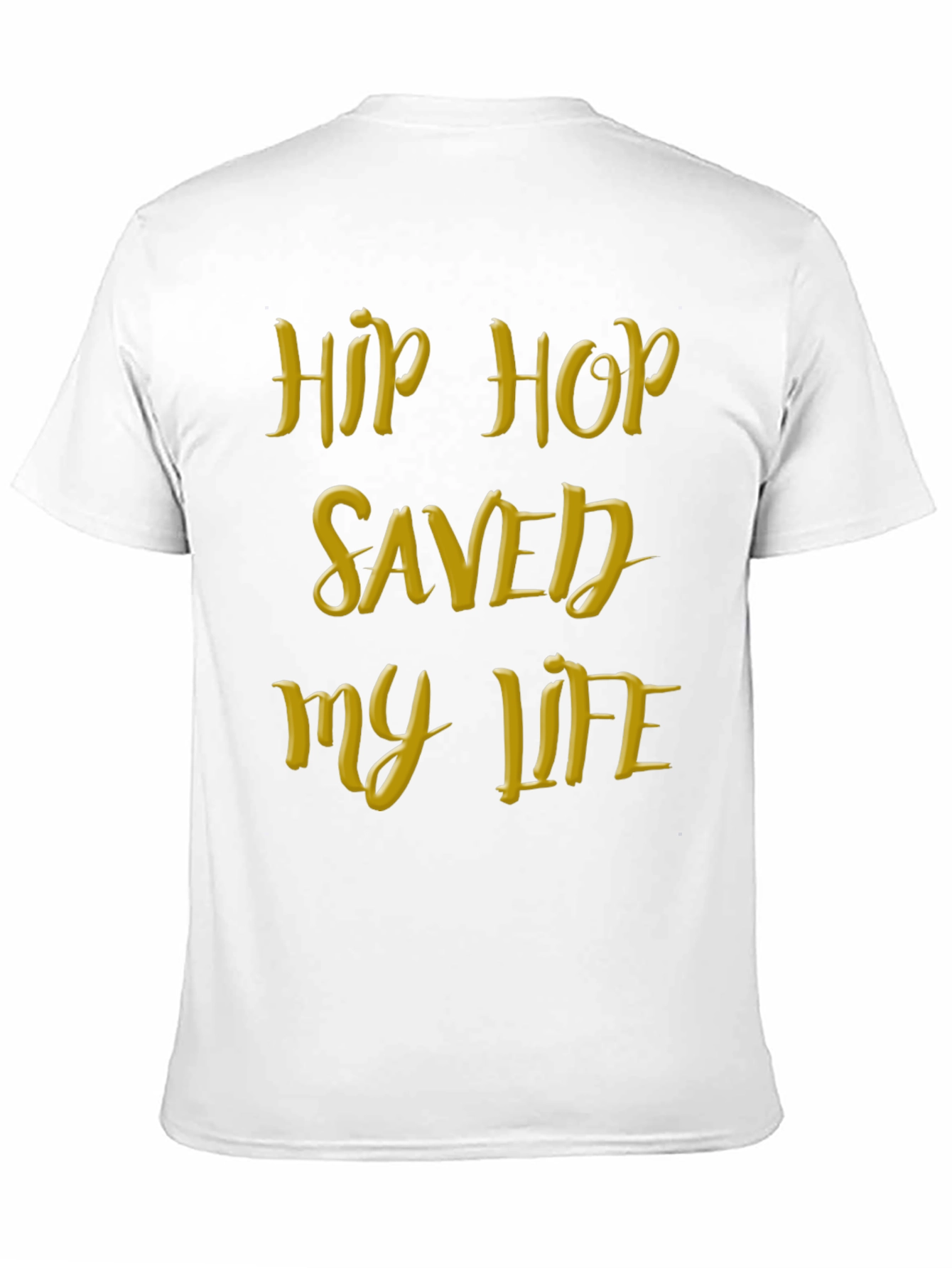 Hip Hop Saved My Life Black T-Shirt