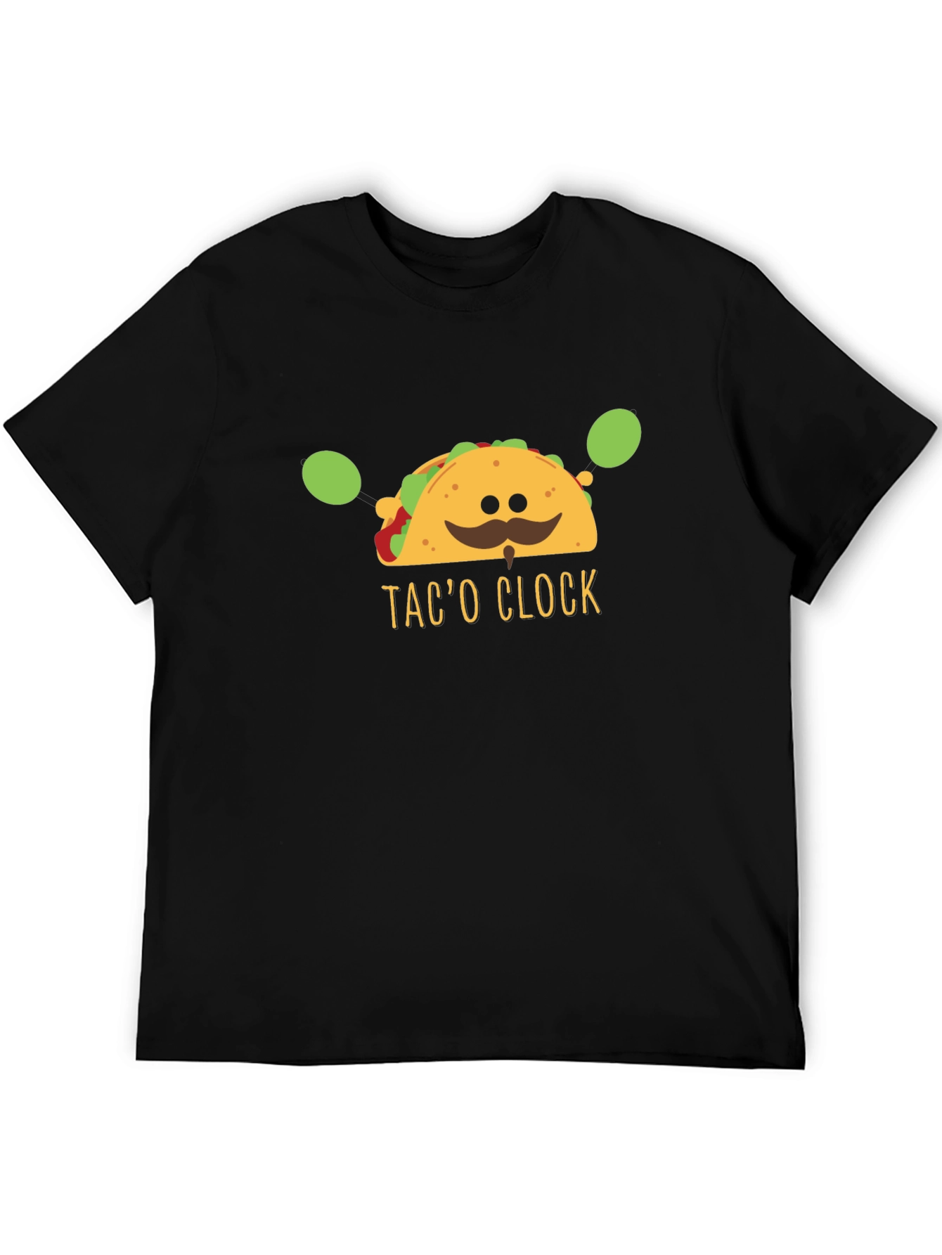 Taco OClock Graphic T-Shirt - Funny Foodie Tee