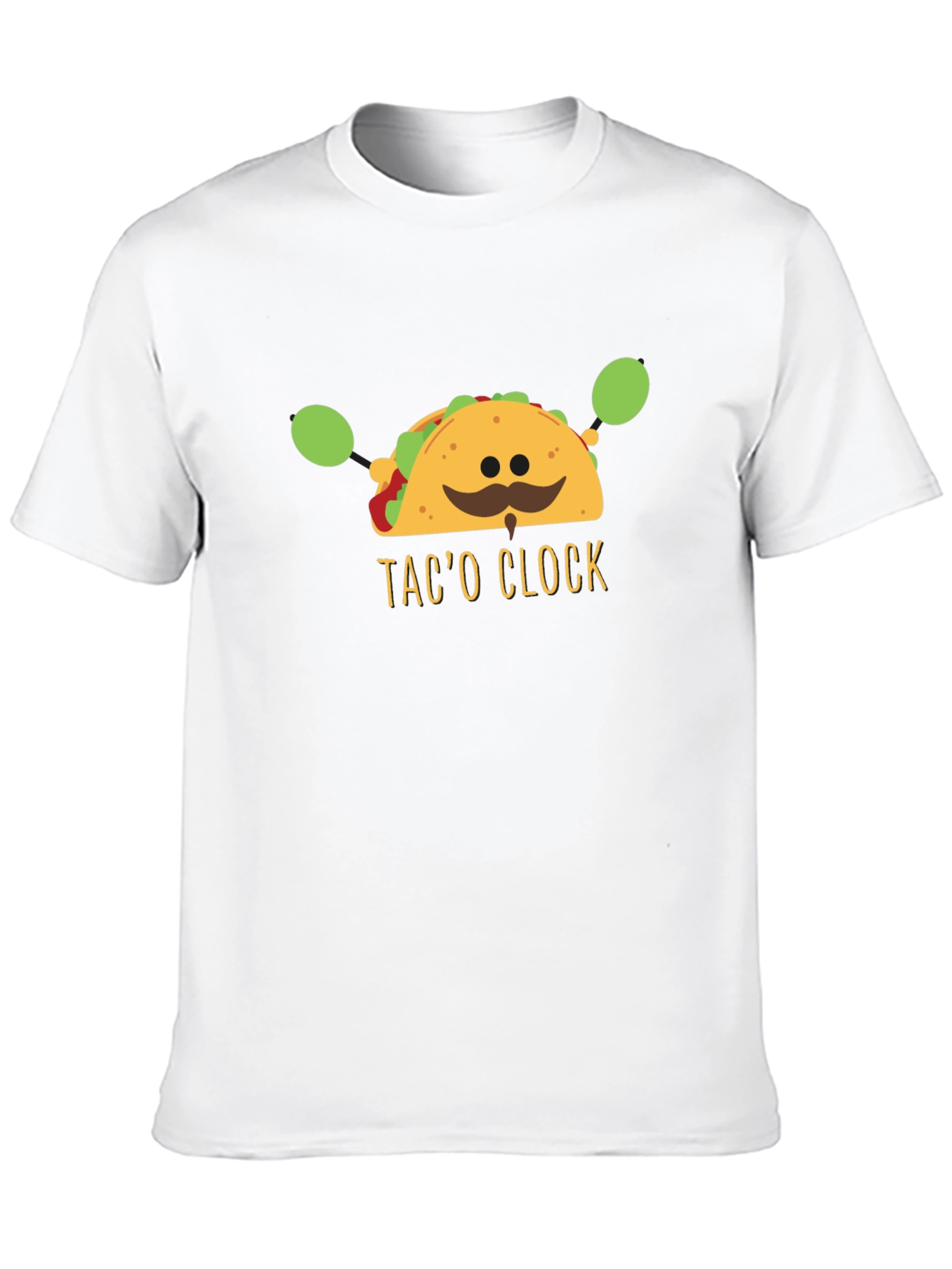 Taco OClock Graphic T-Shirt - Funny Foodie Tee