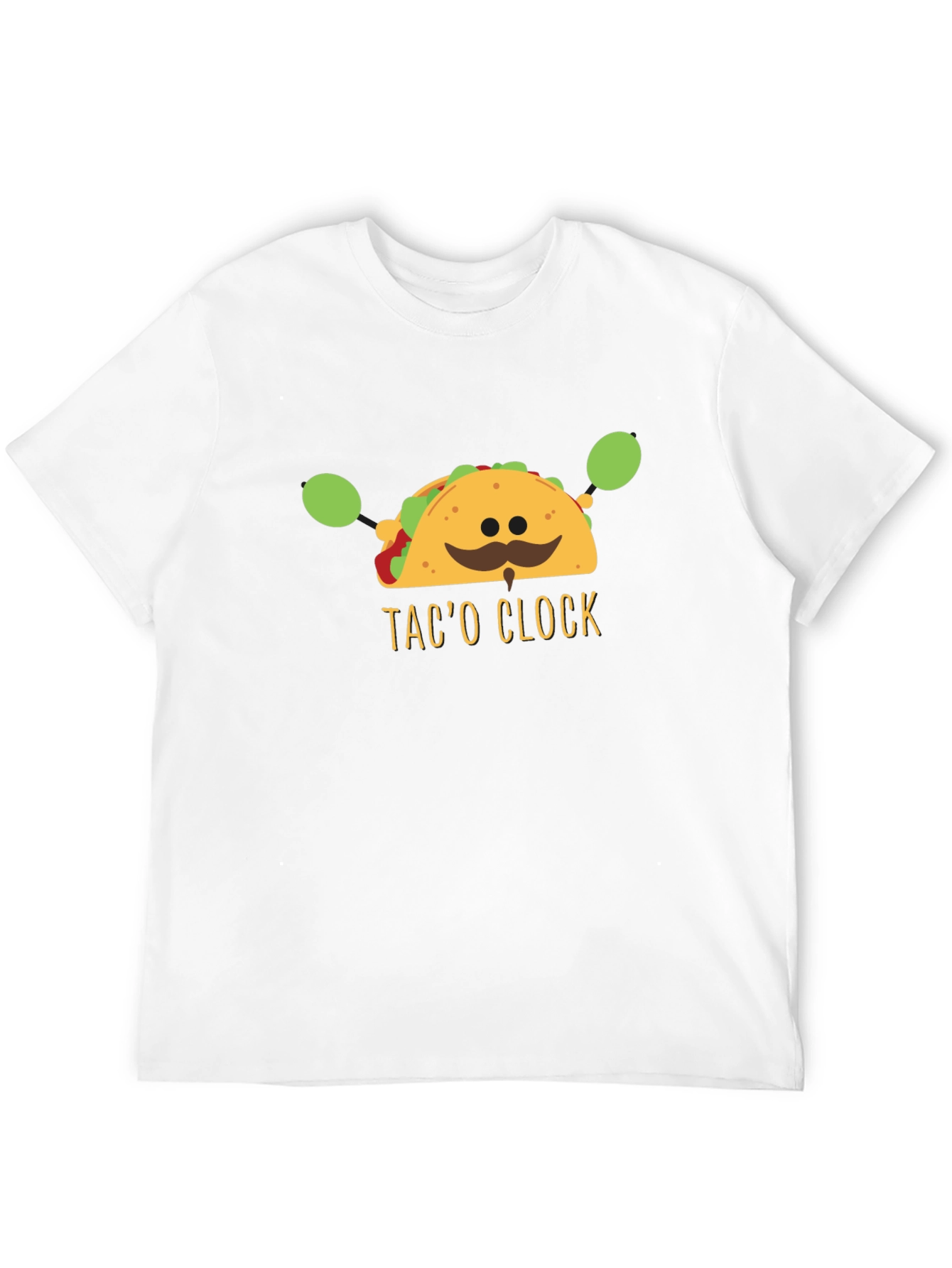 Taco OClock Graphic T-Shirt - Funny Foodie Tee