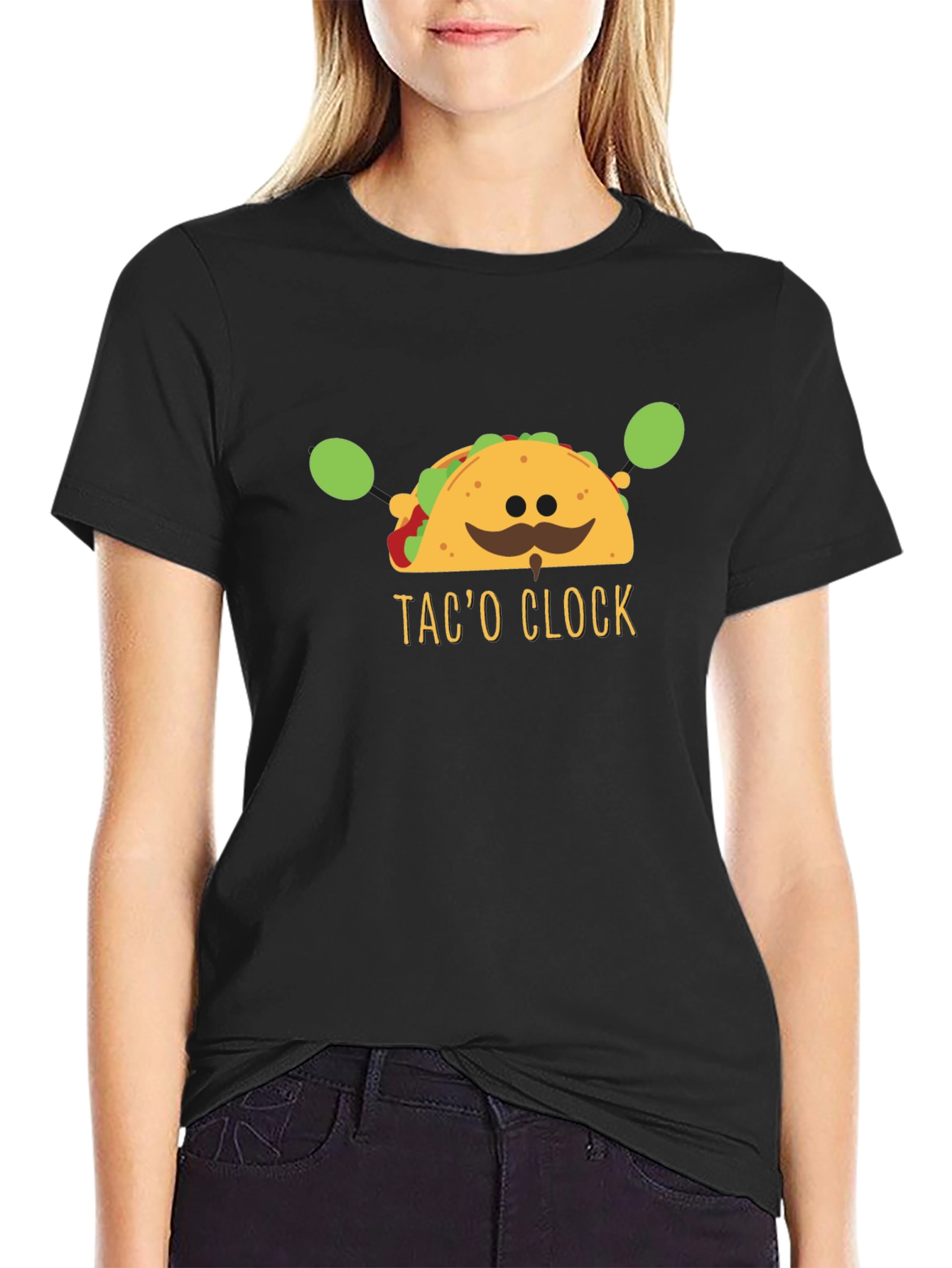 Taco OClock Graphic T-Shirt - Funny Foodie Tee