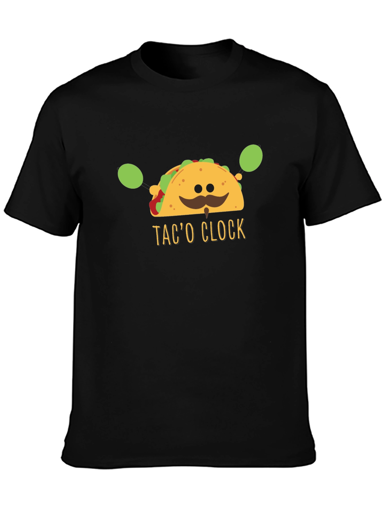 Taco OClock Graphic T-Shirt - Funny Foodie Tee