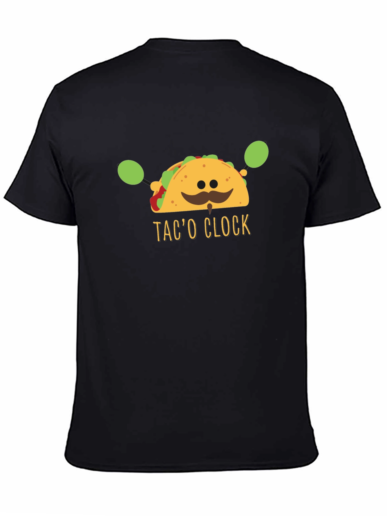 Taco OClock Graphic T-Shirt - Funny Foodie Tee