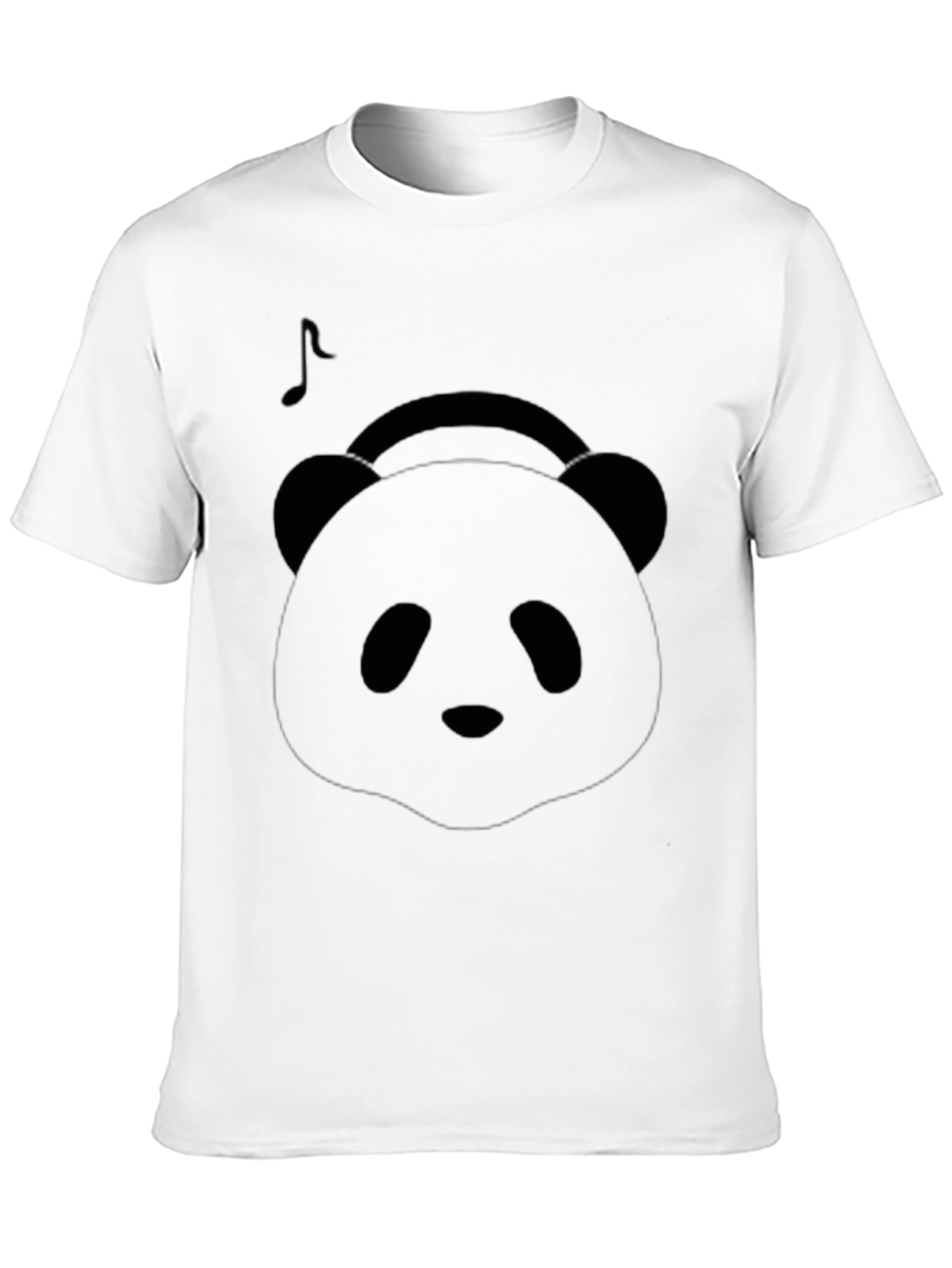 Panda DJ Black T-Shirt