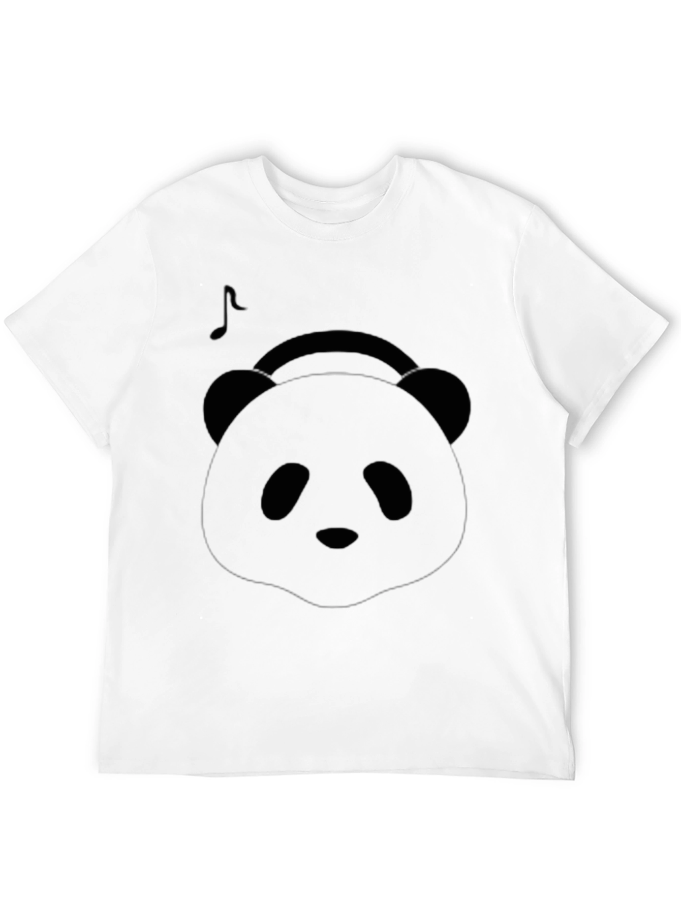 Panda DJ Black T-Shirt
