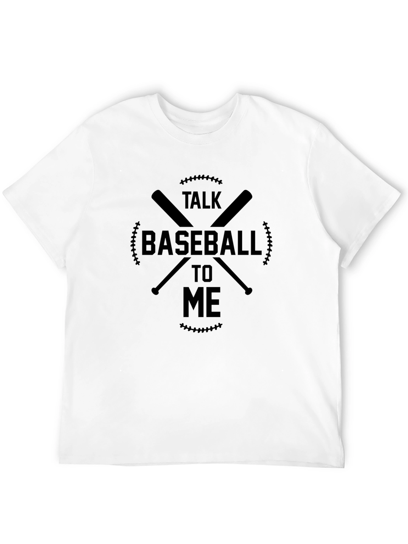 Talk Baseball To Me Graphic Tee - Classic Fit
