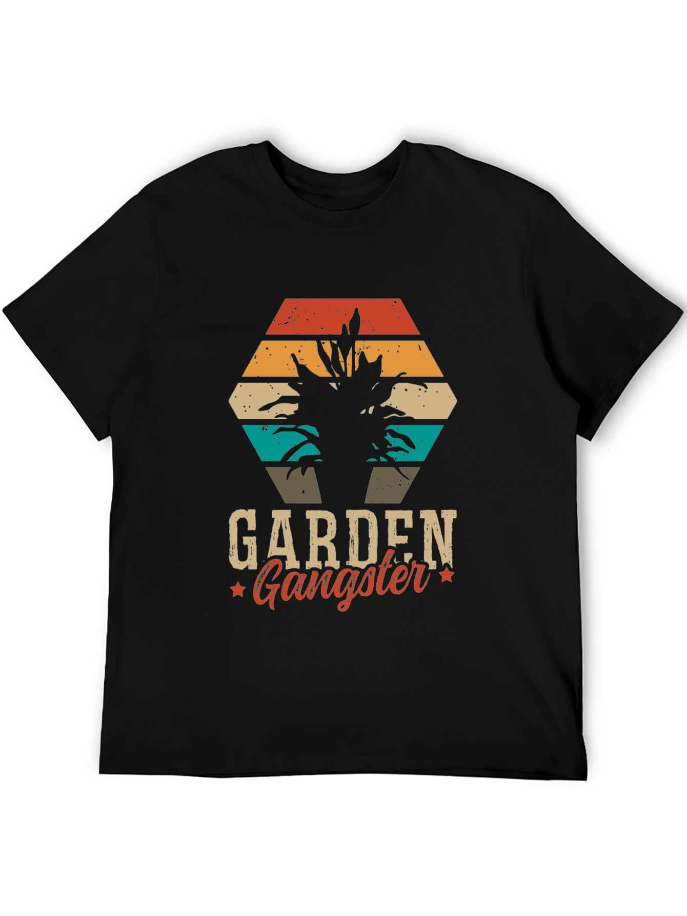 Garden Gangster Graphic Tee - Black T-Shirt