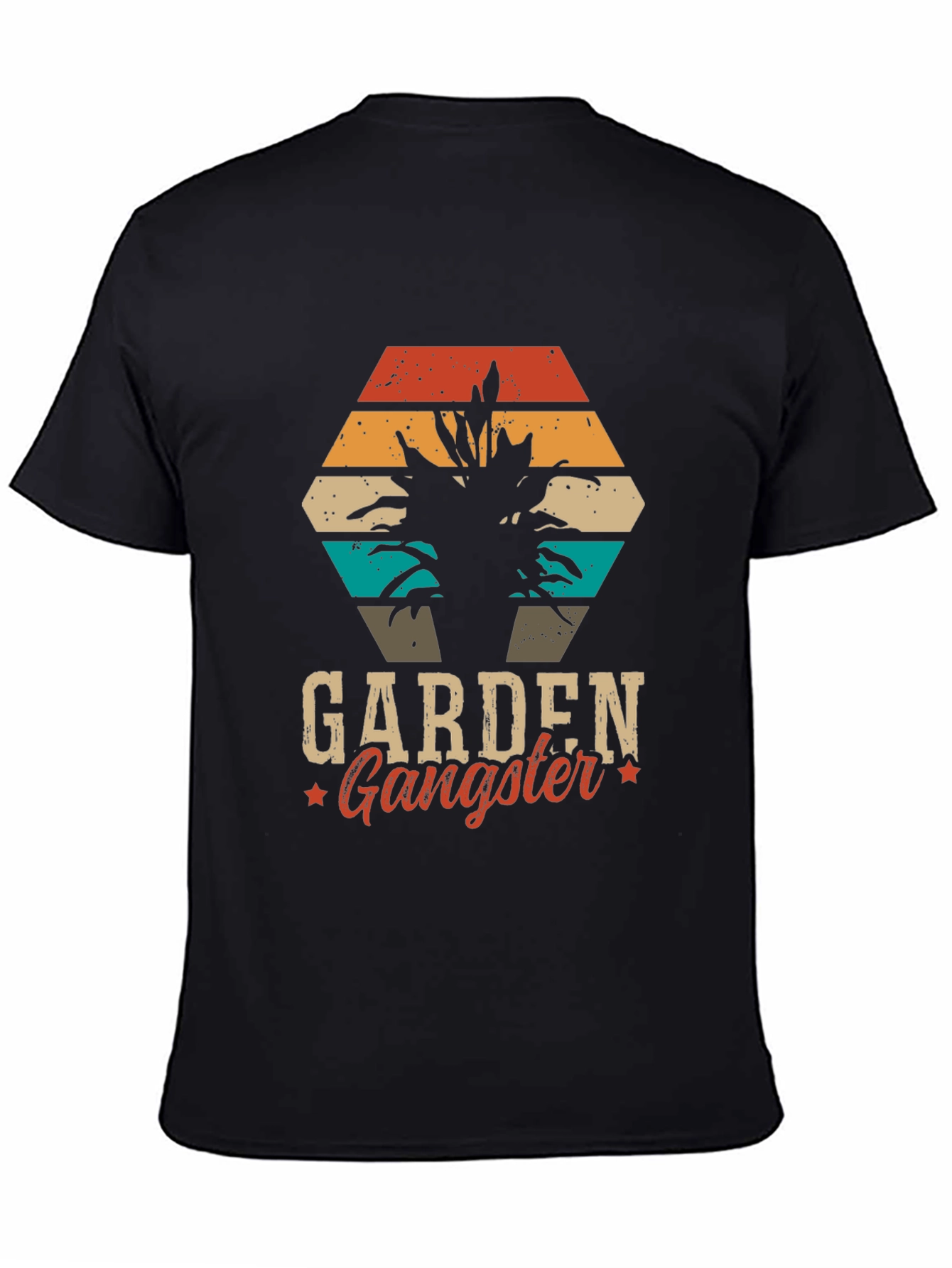 Garden Gangster Graphic Tee - Black T-Shirt