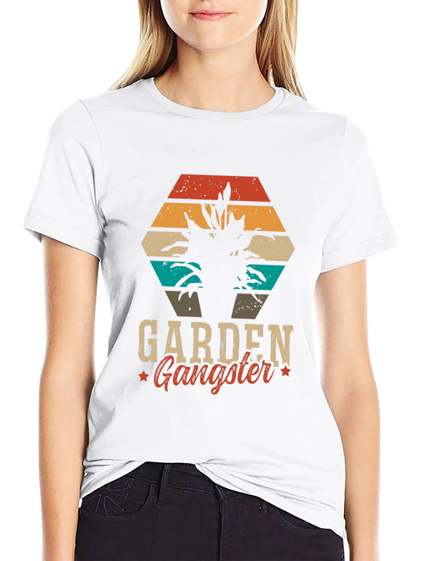 Garden Gangster Graphic Tee - Black T-Shirt