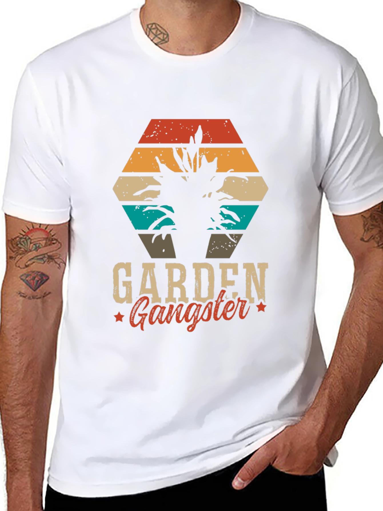 Garden Gangster Graphic Tee - Black T-Shirt