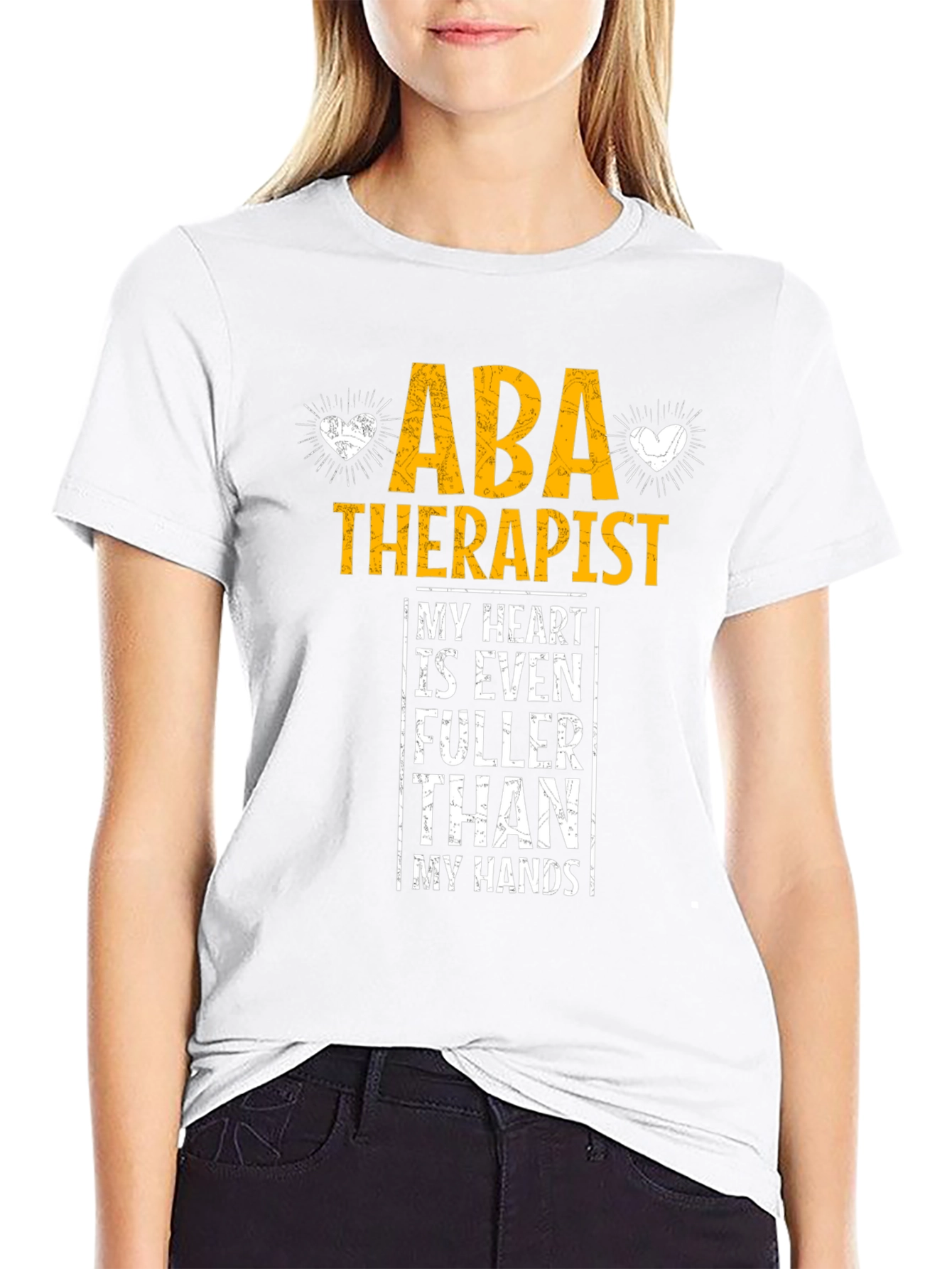 ABA Therapist Heart T-Shirt