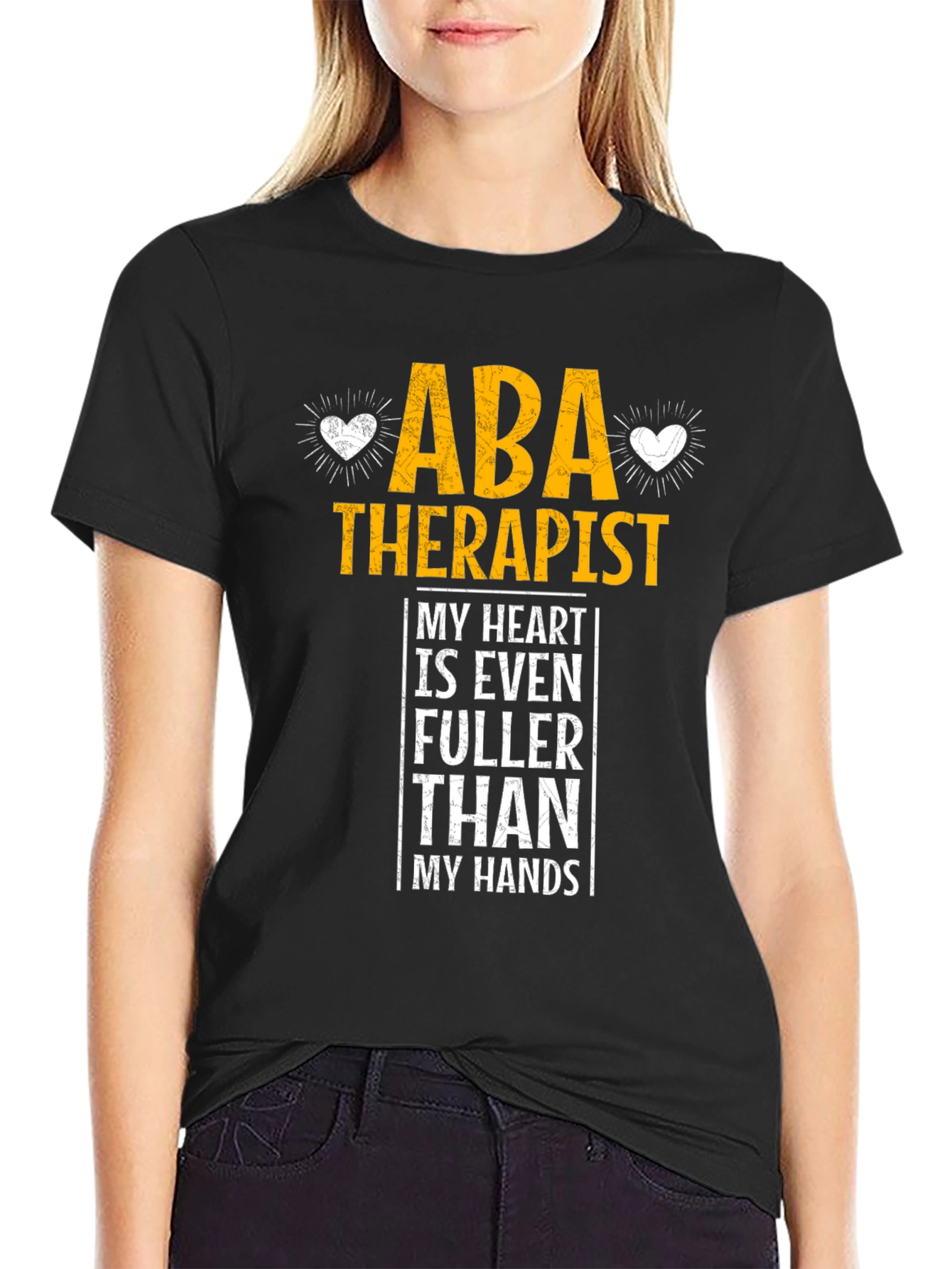 ABA Therapist Heart T-Shirt