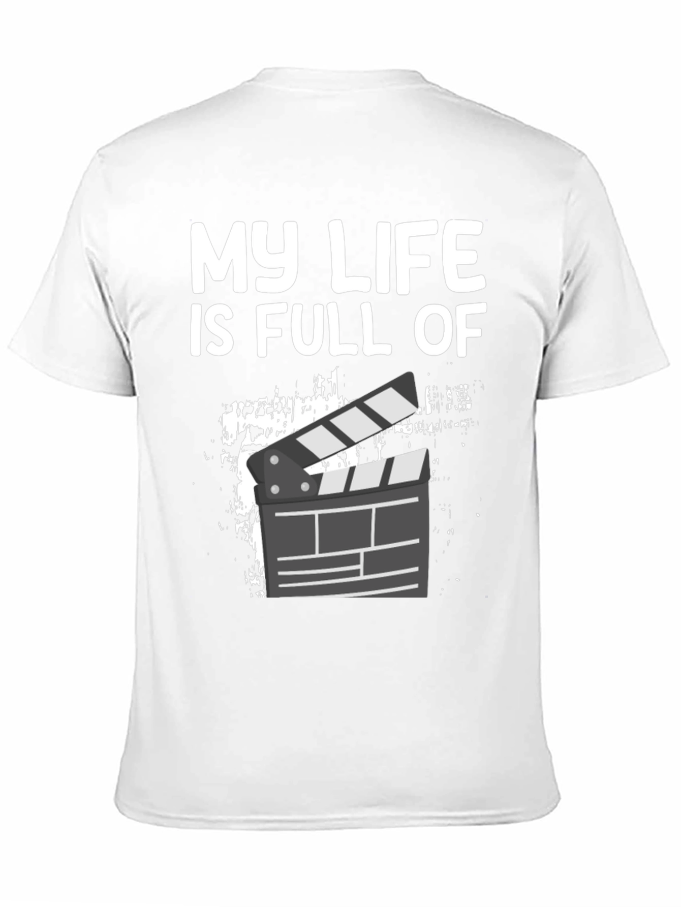 My Life is Full of Action Black Graphic Tee