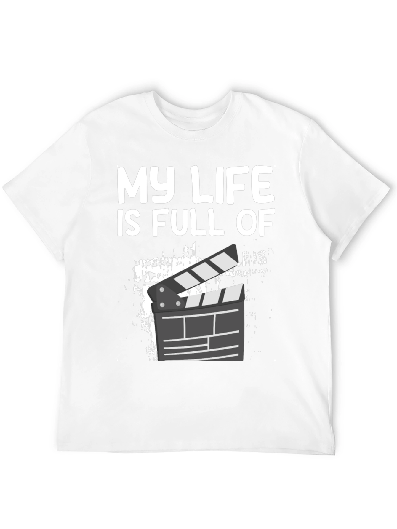 My Life is Full of Action Black Graphic Tee